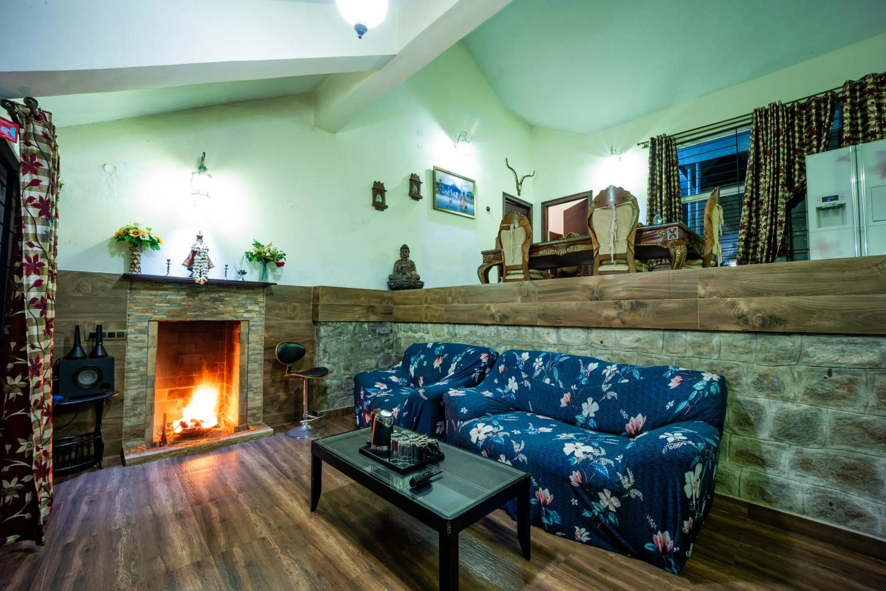 Seating area in Three Hills Resort Coorg