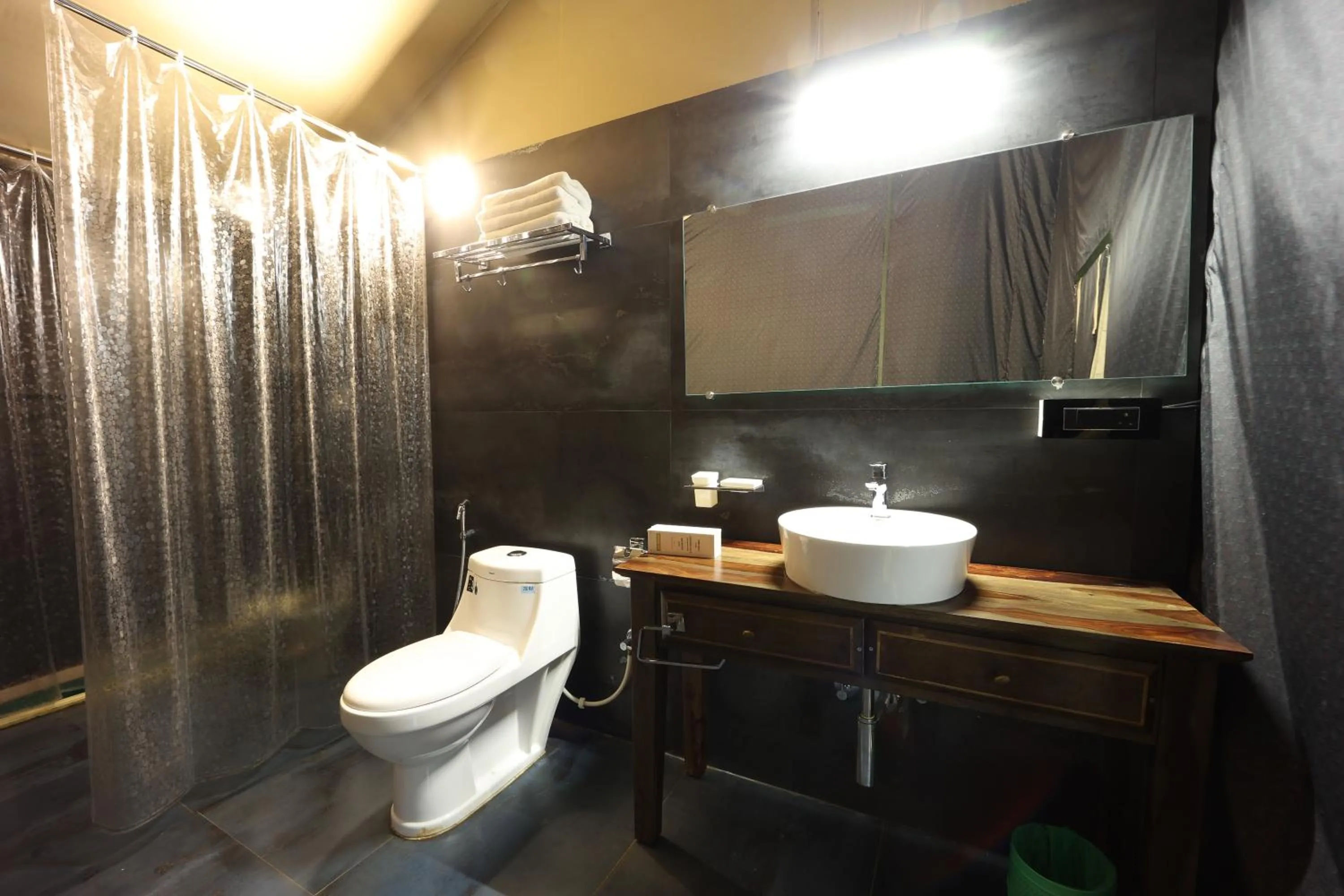 Shower in Three Hills Resort Coorg