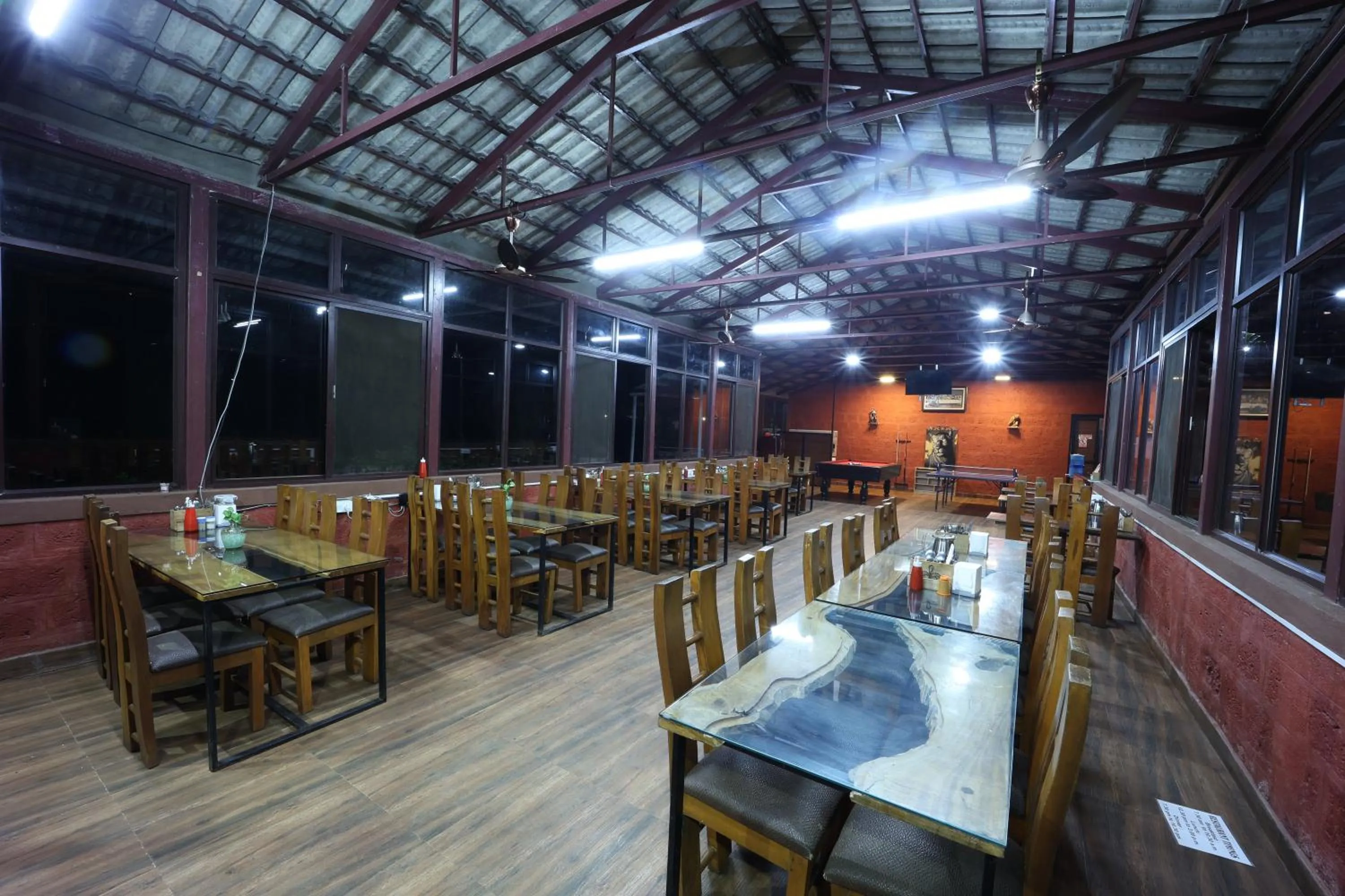 Restaurant/places to eat in Three Hills Resort Coorg
