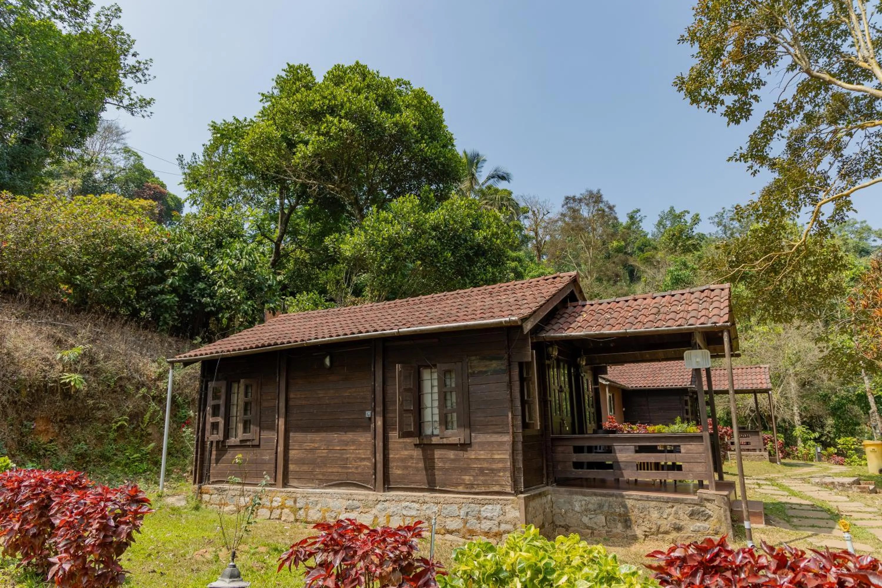 Garden view in Three Hills Resort Coorg