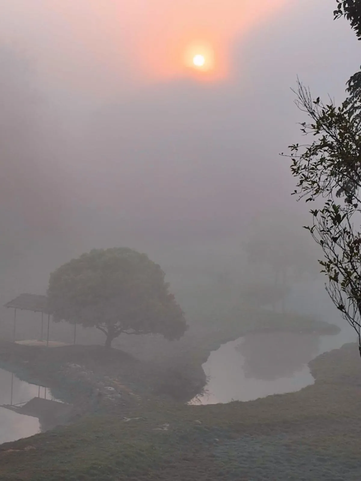 Lake view in Three Hills Resort Coorg