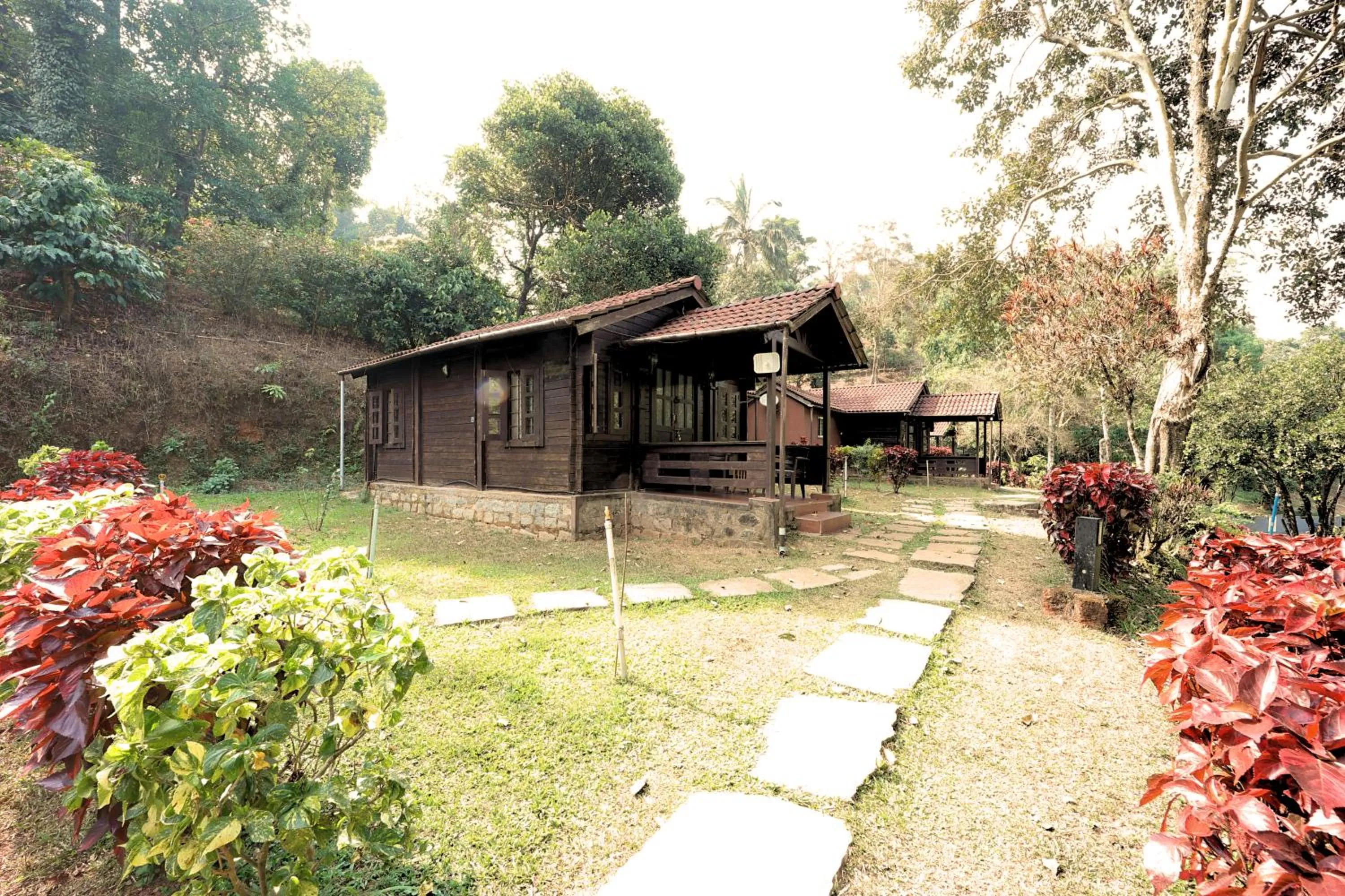 Inner courtyard view in Three Hills Resort Coorg