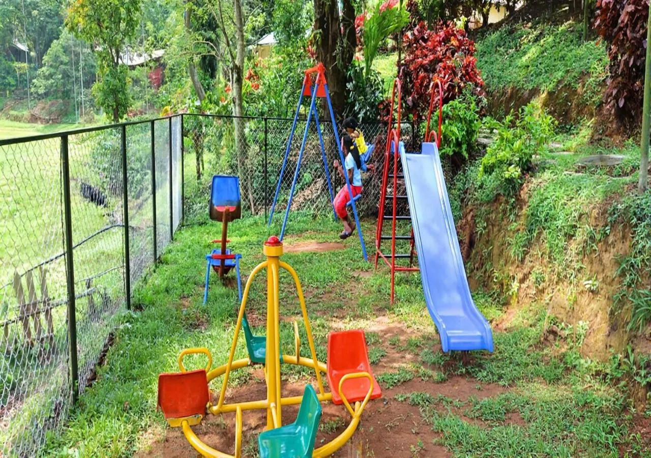 Children play ground in Three Hills Resort Coorg