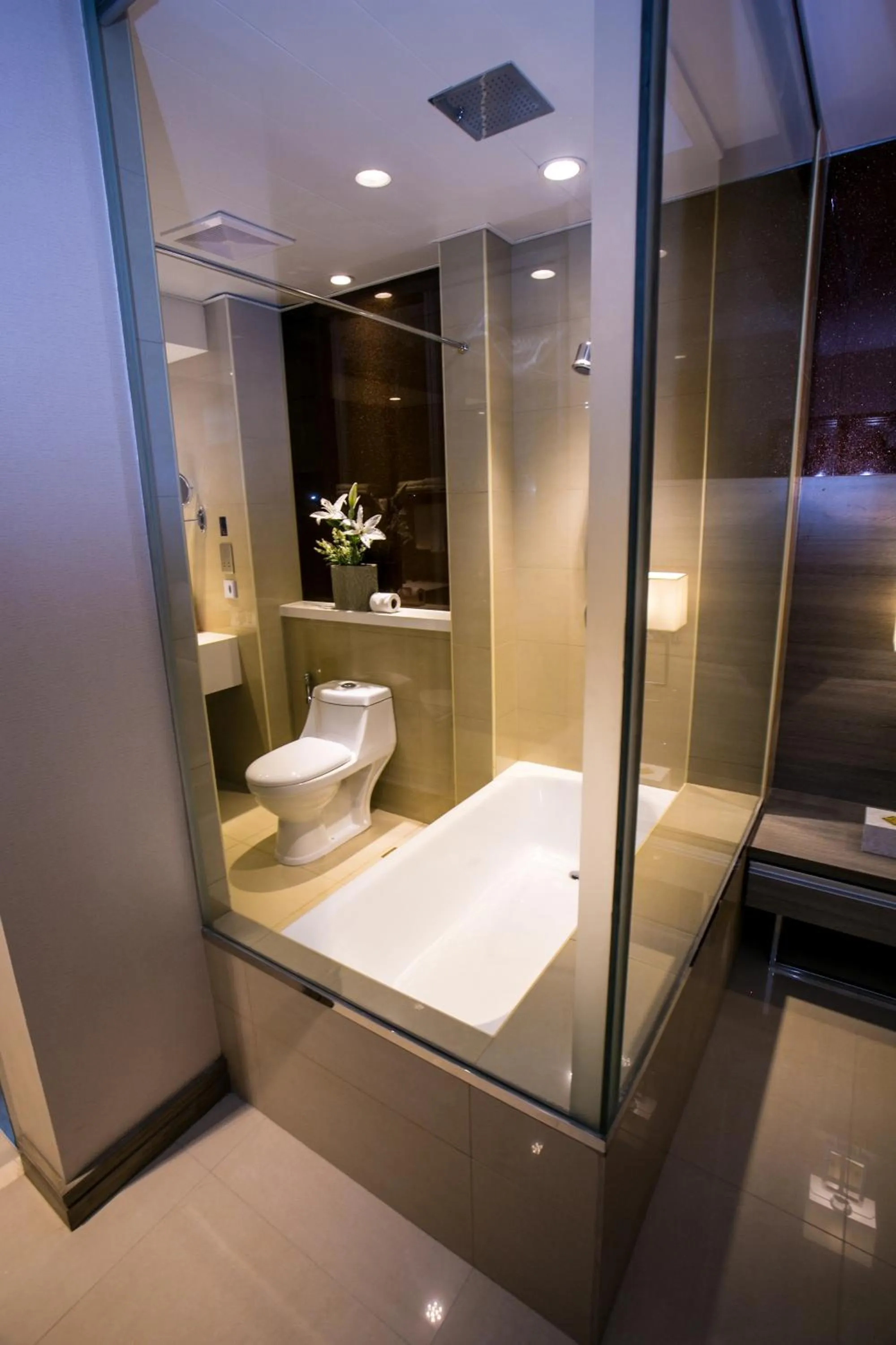 Bathroom in Prime Asia Hotel