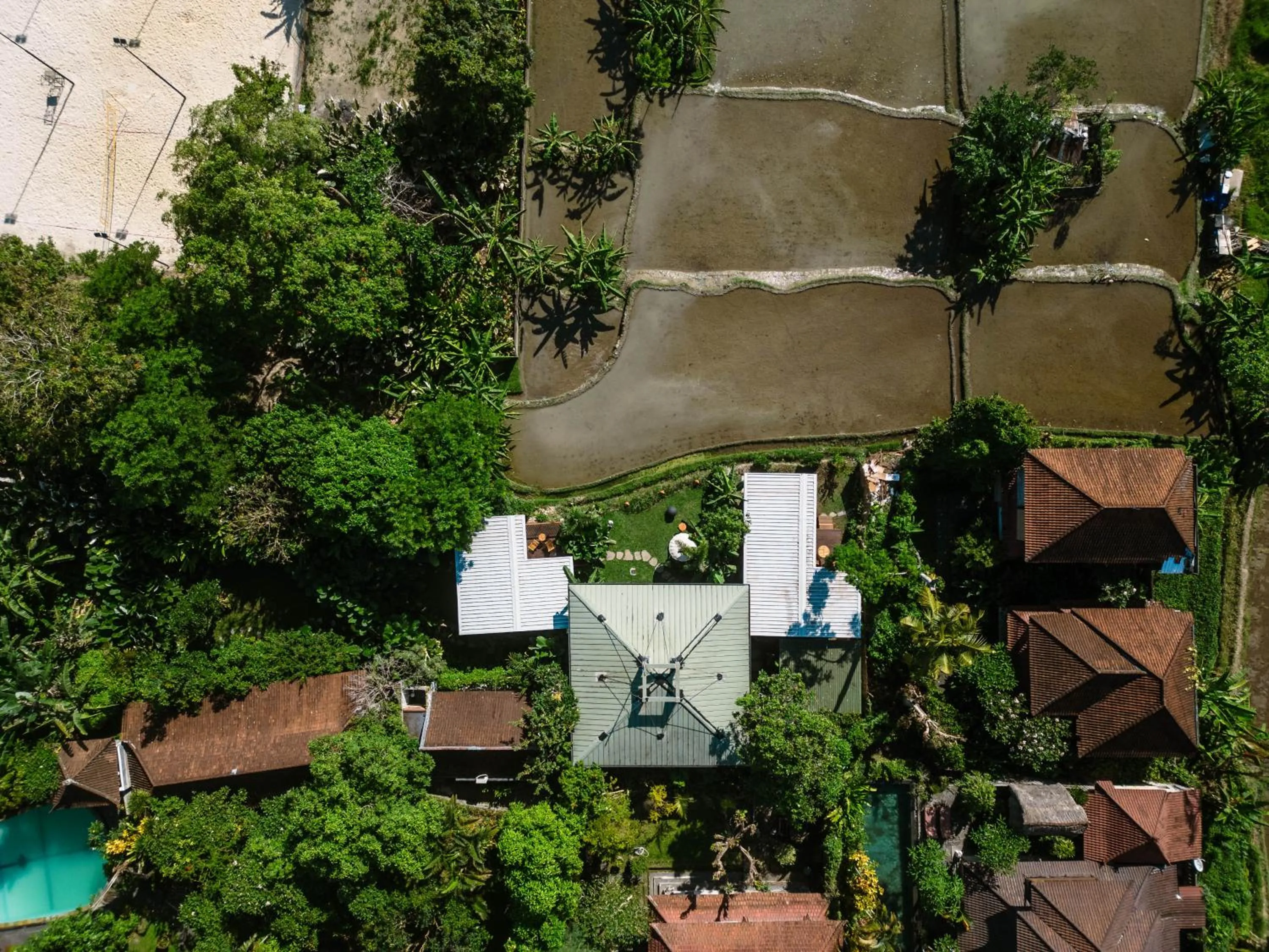Bird's eye view in Grün Ubud