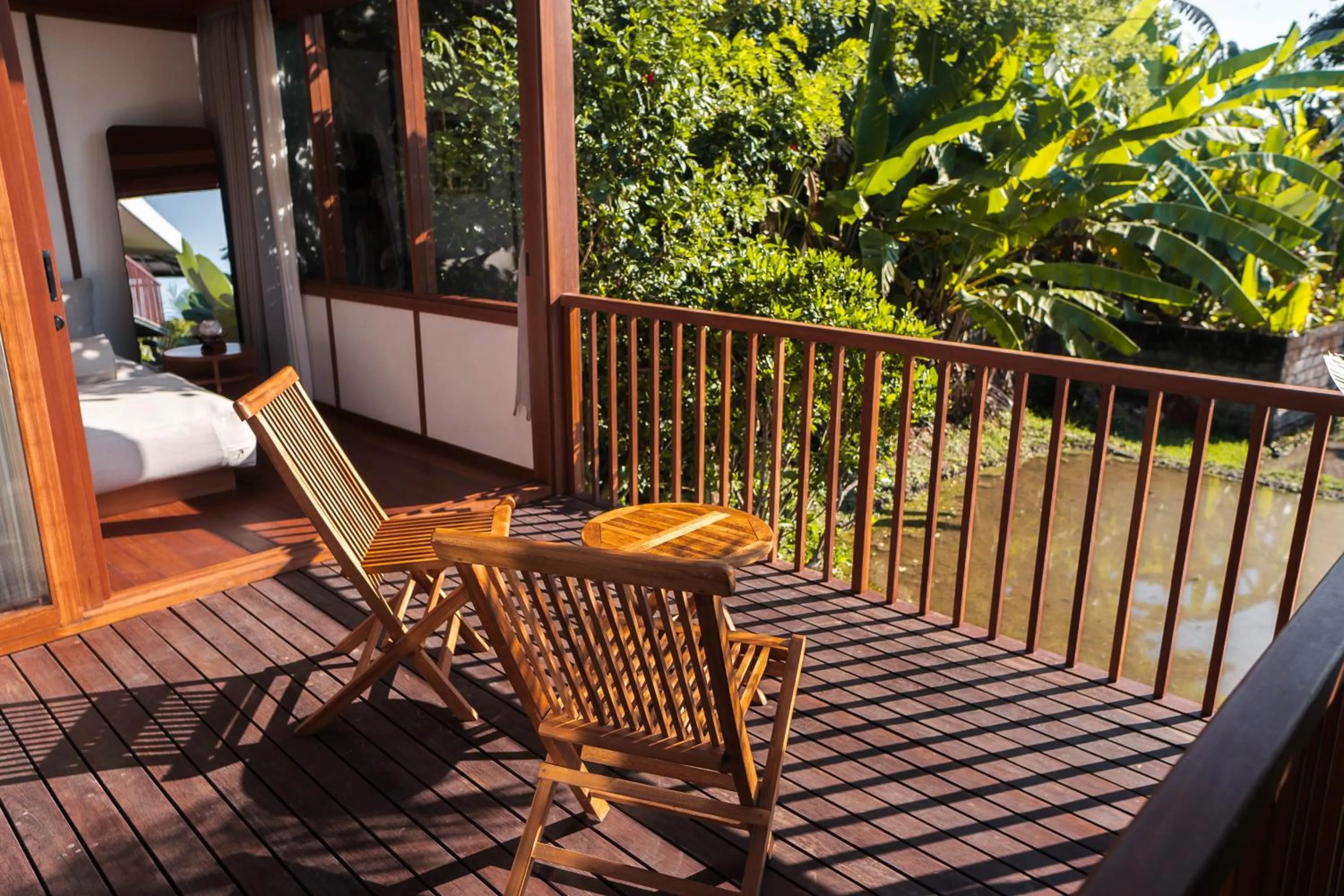 Balcony/Terrace in Grün Ubud