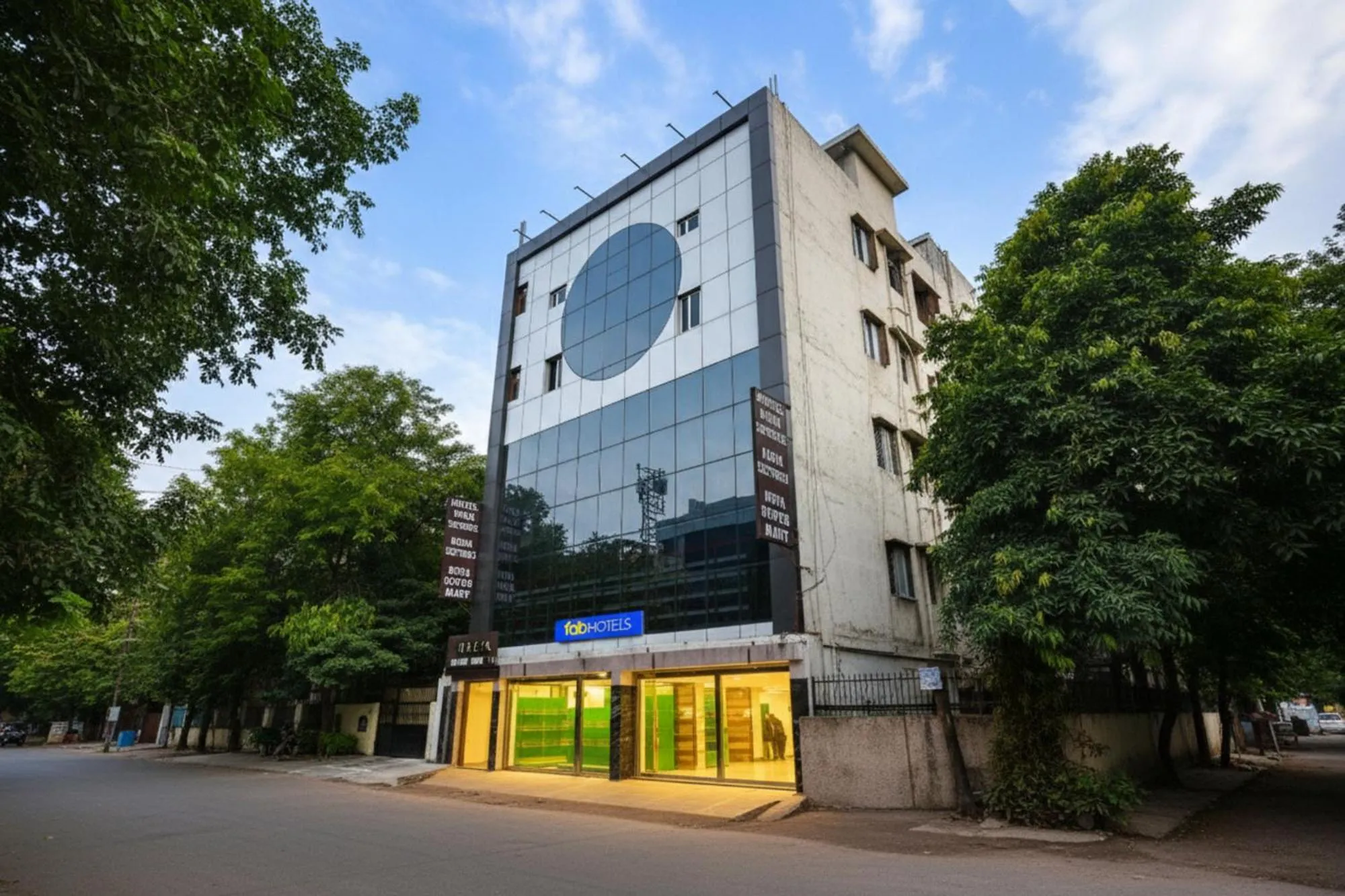 Property building in FabHotel Mona Continental - Nr Laxmi Nagar IT Hub