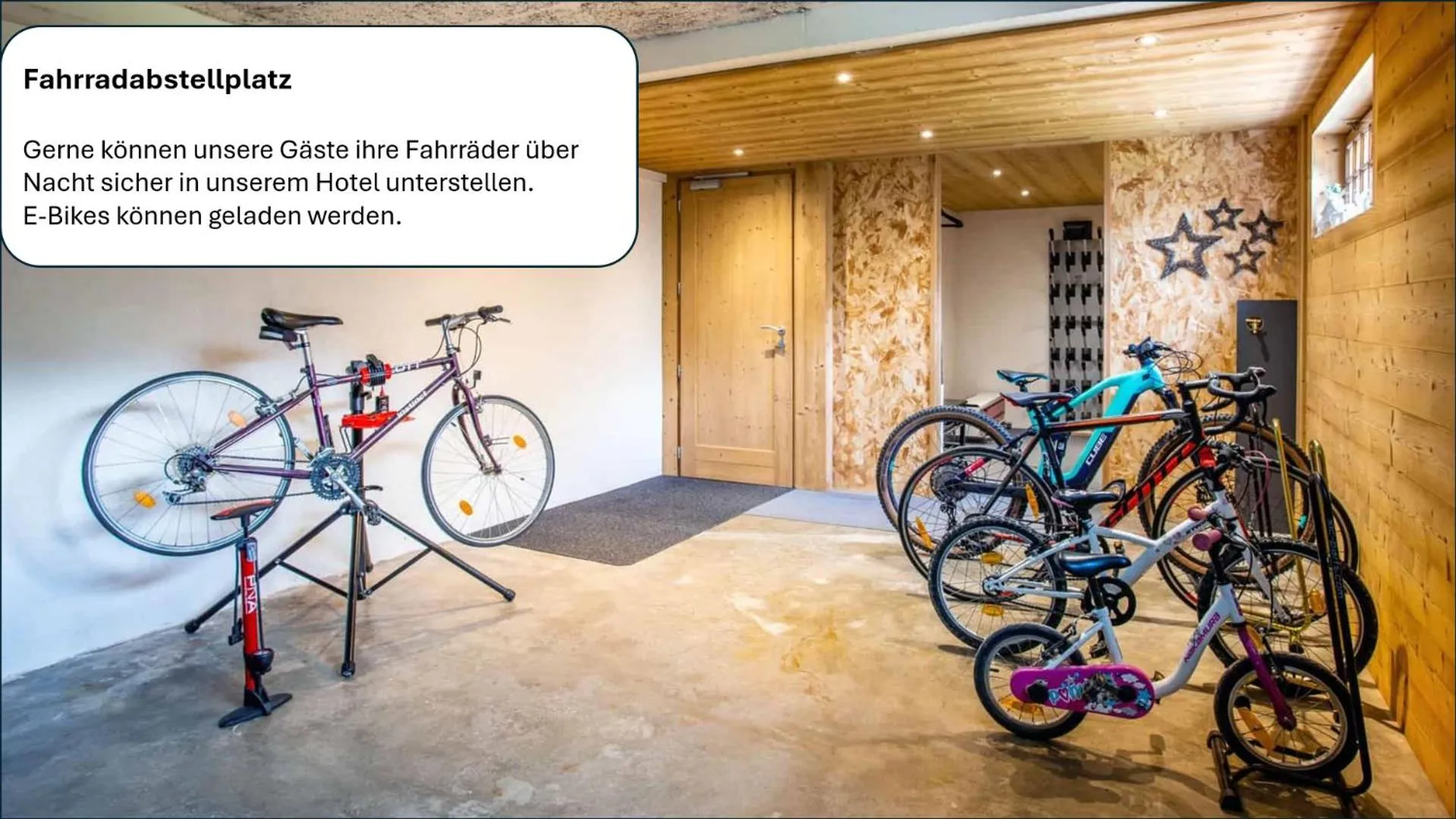 Cycling in Hotel Schwert