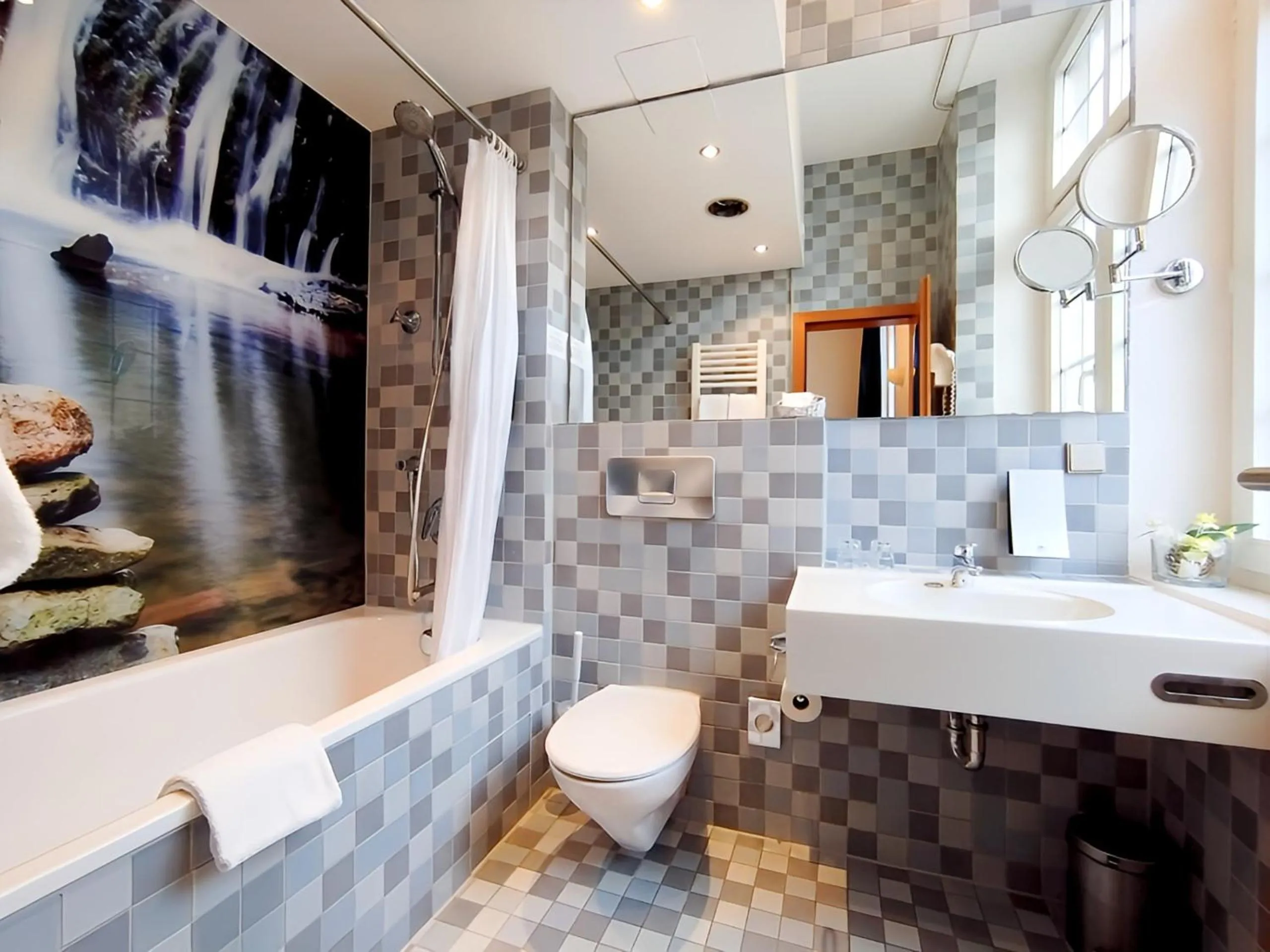 Bathroom in Hotel Schwert