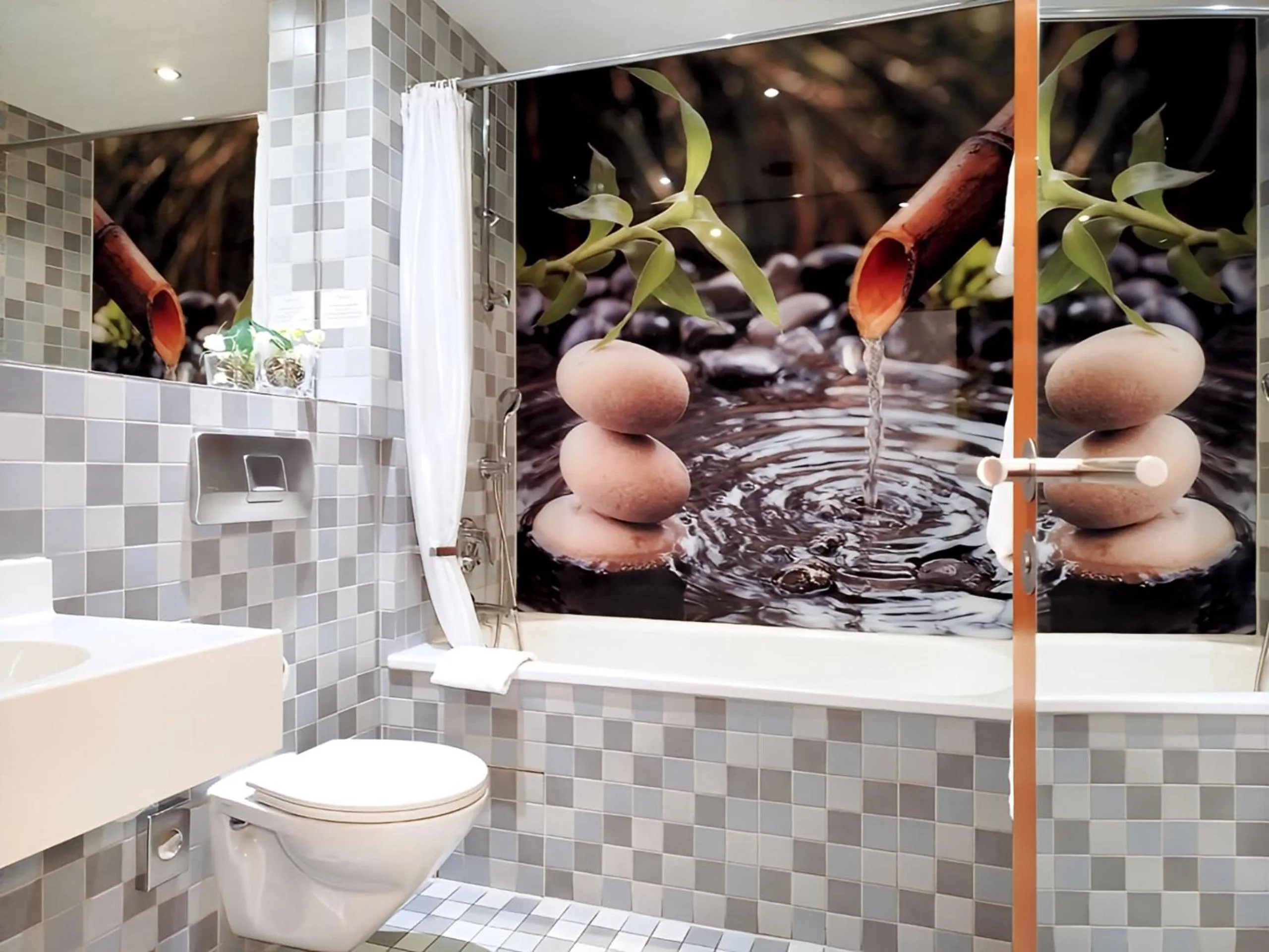 Bathroom in Hotel Schwert