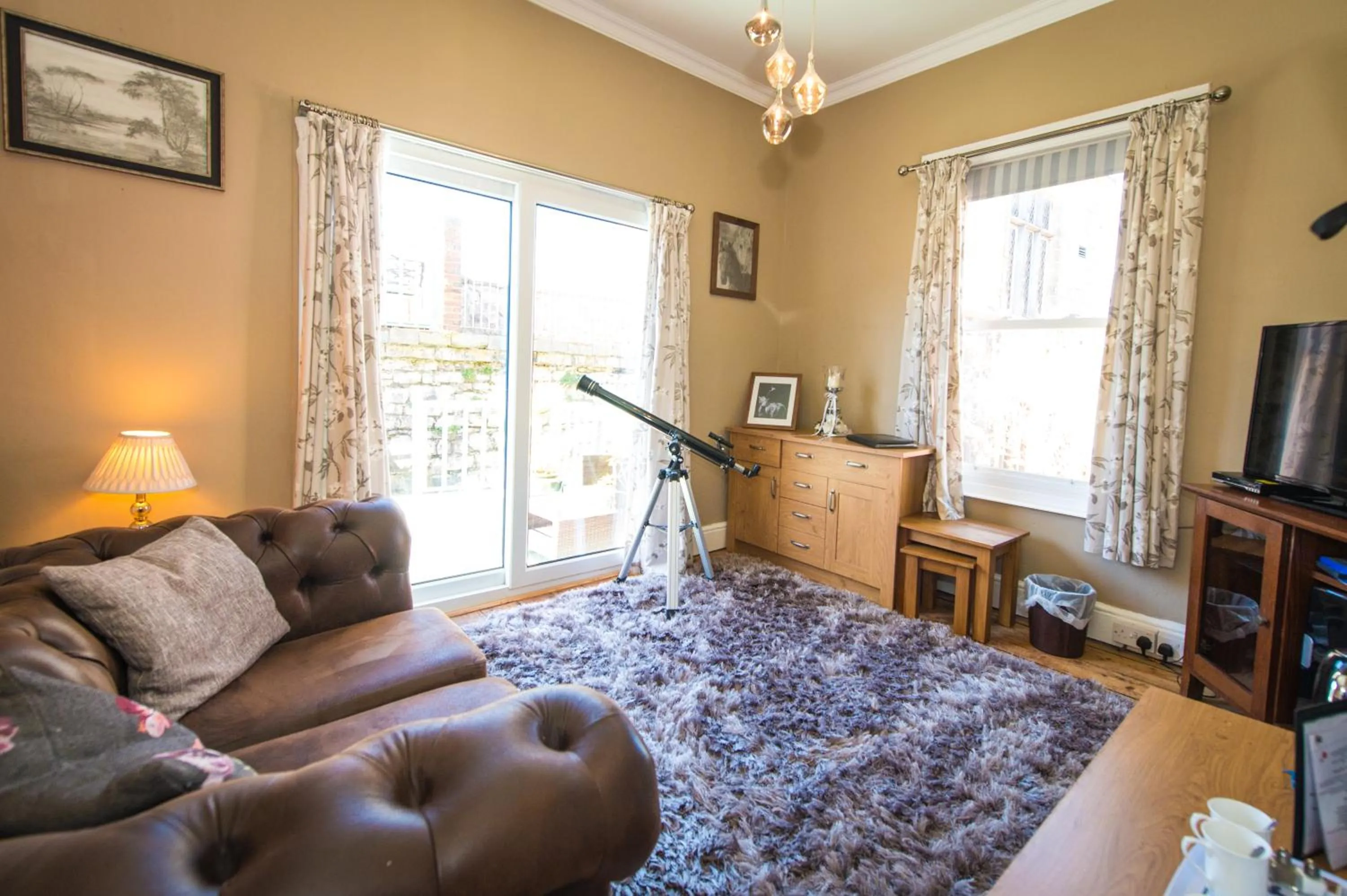 Seating area in Victoria House Room Only Accommodation