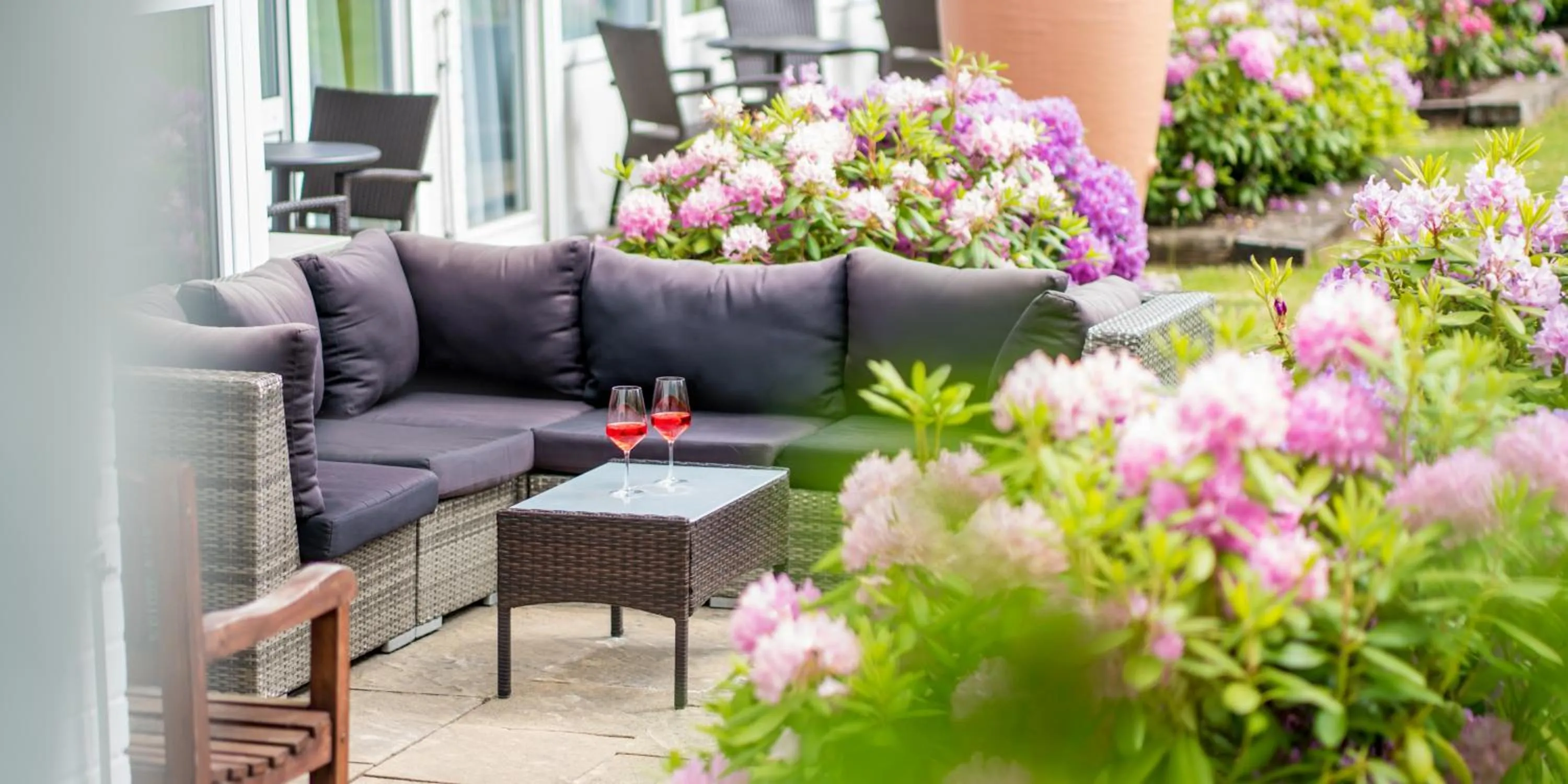 Garden in Hotel Hangelar