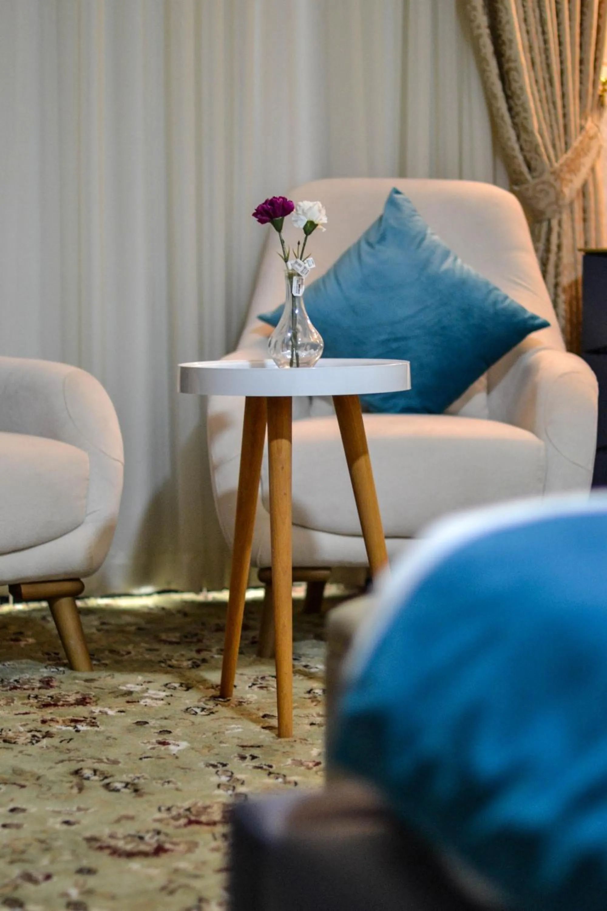 Seating area in The Castle Hotel