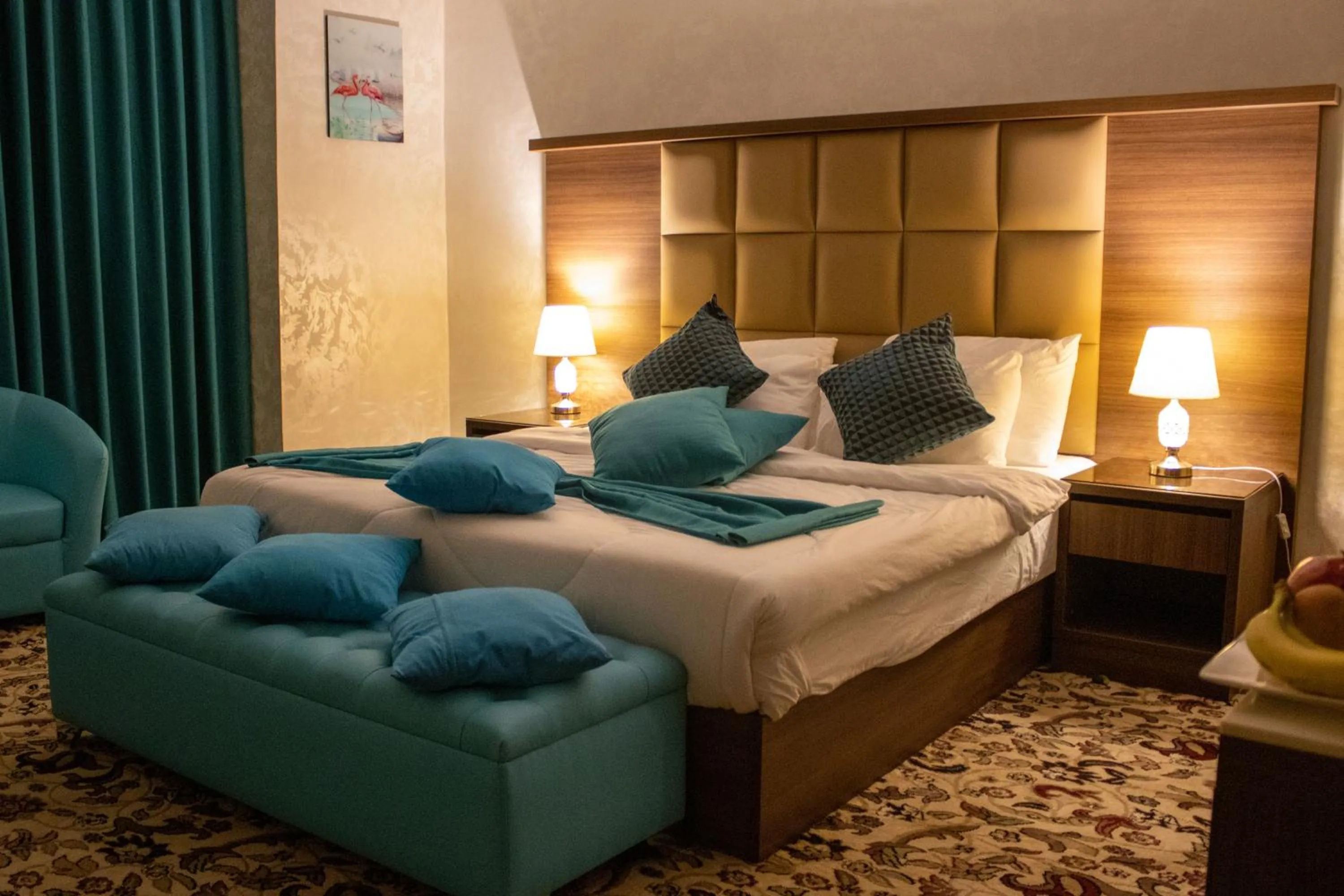 Bed in The Castle Hotel