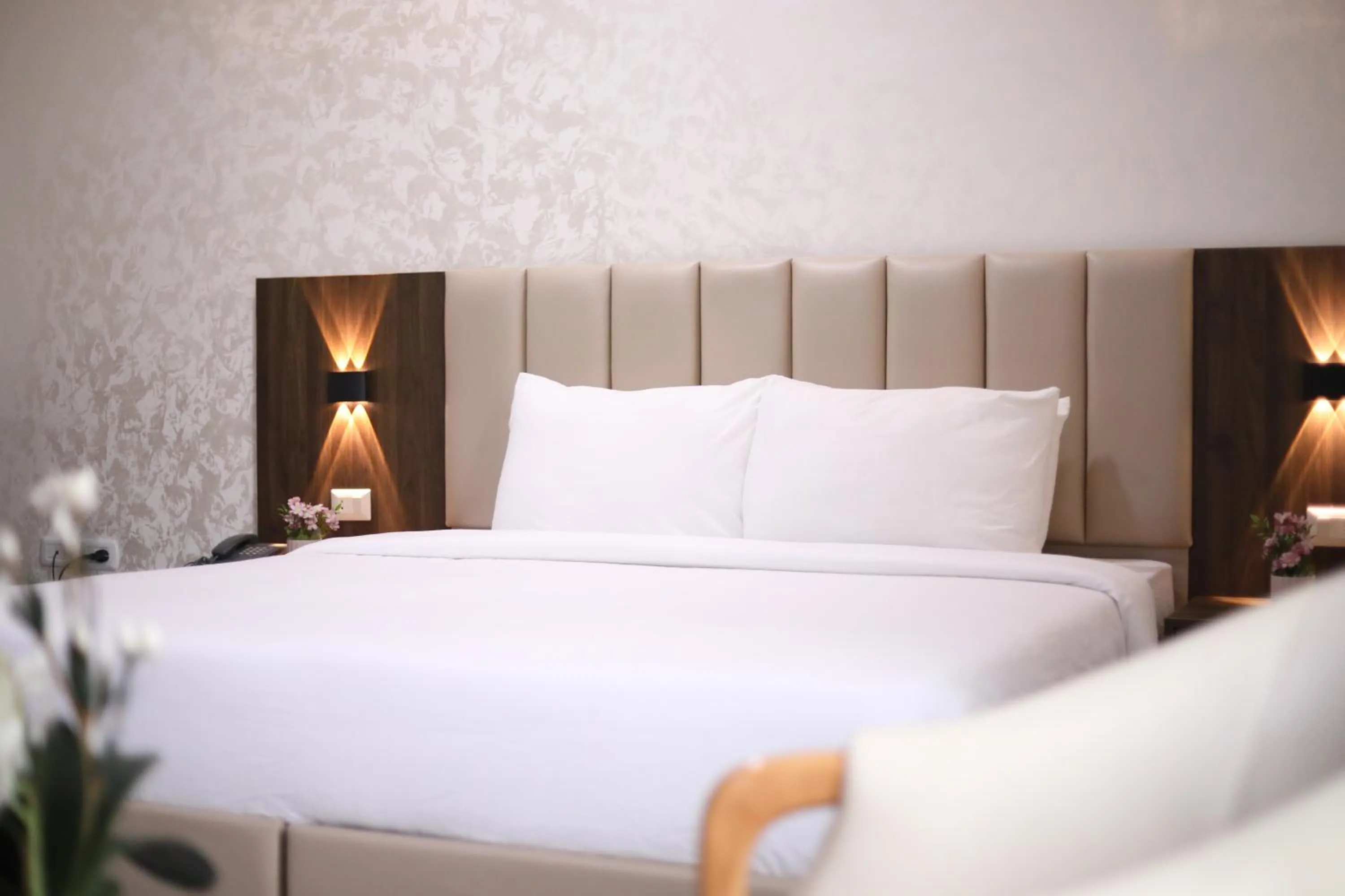 Bed in The Castle Hotel