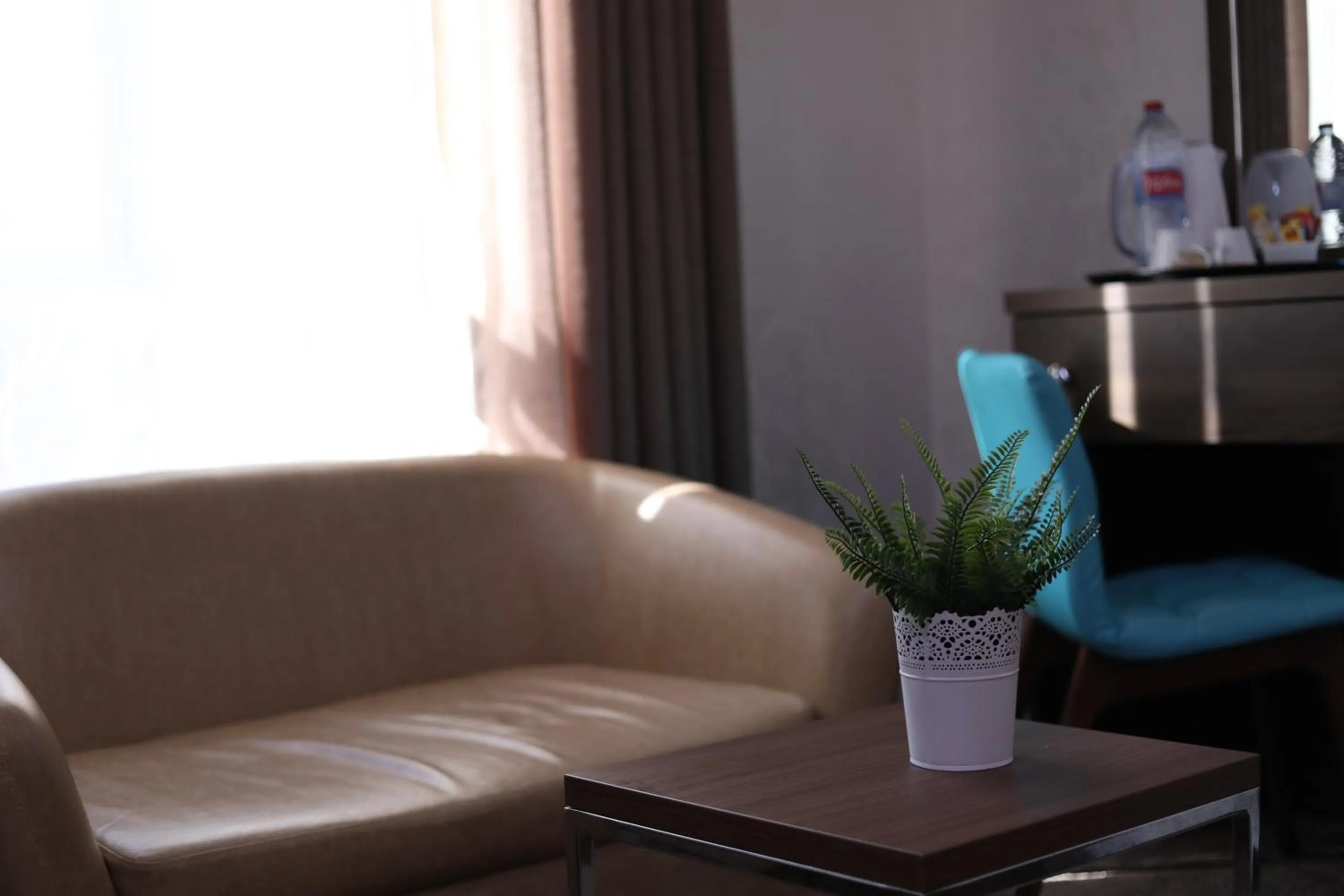 Seating area in The Castle Hotel