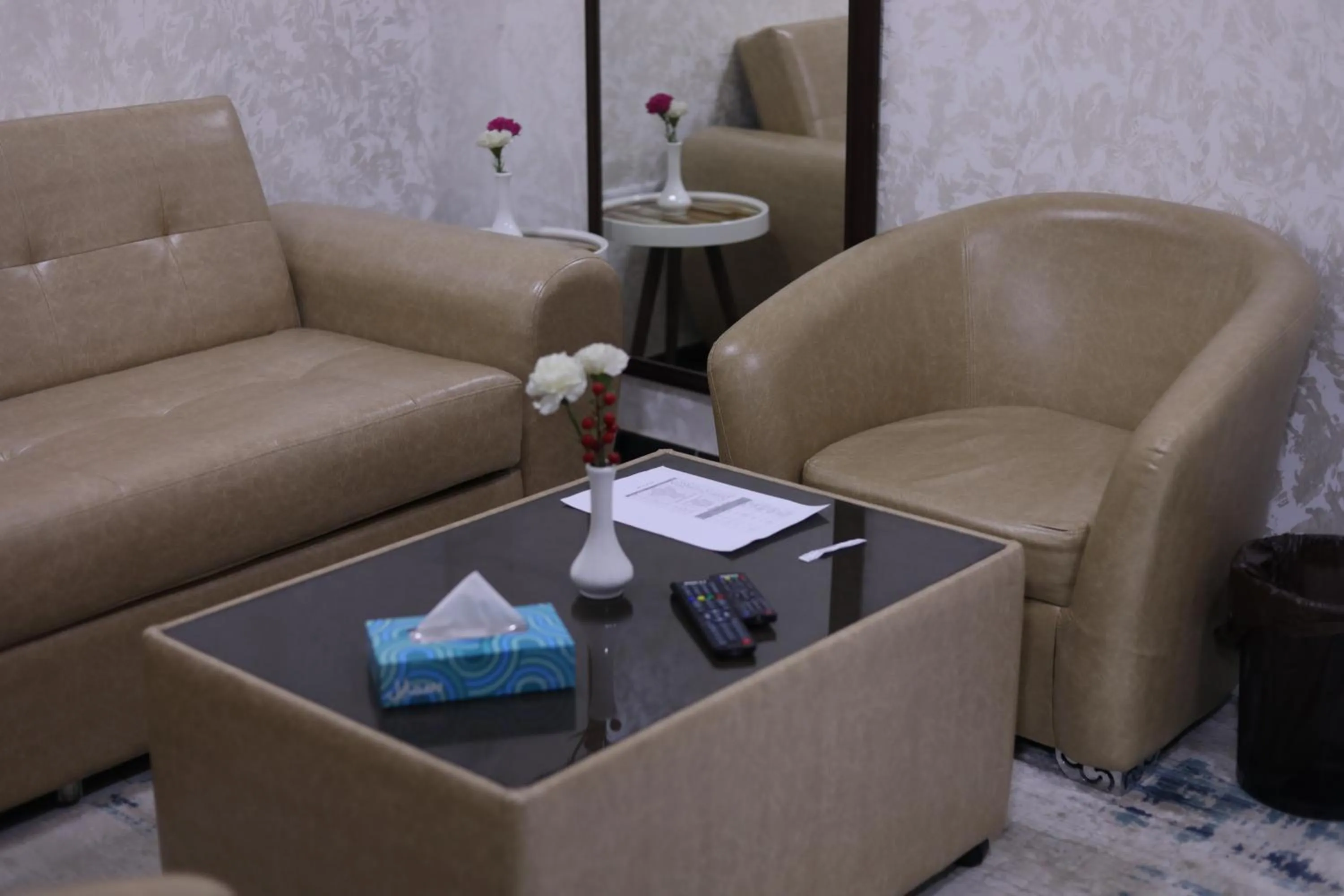 Seating area in The Castle Hotel