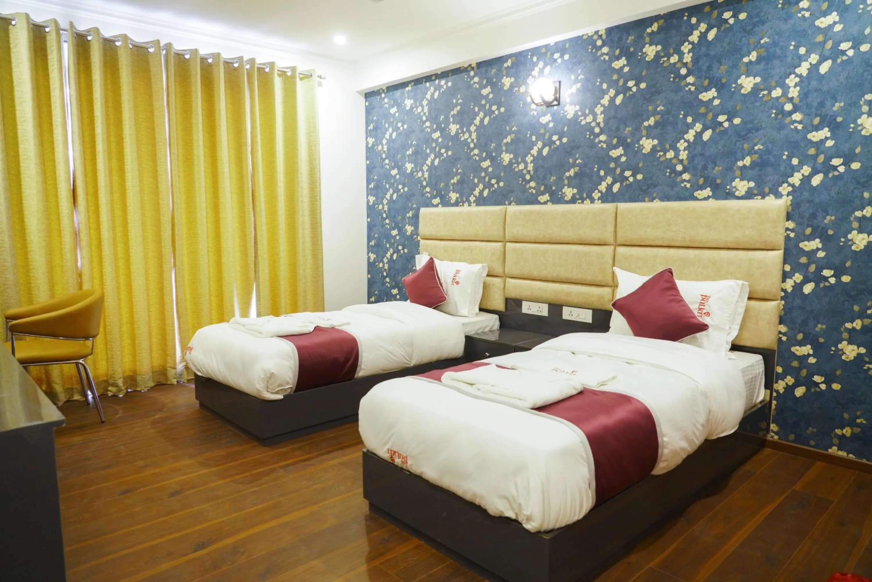 Bed in Lime Tree Hotel Pulkit Gurgaon-Artemis Hospital, Nearest Metro Huda City Centre