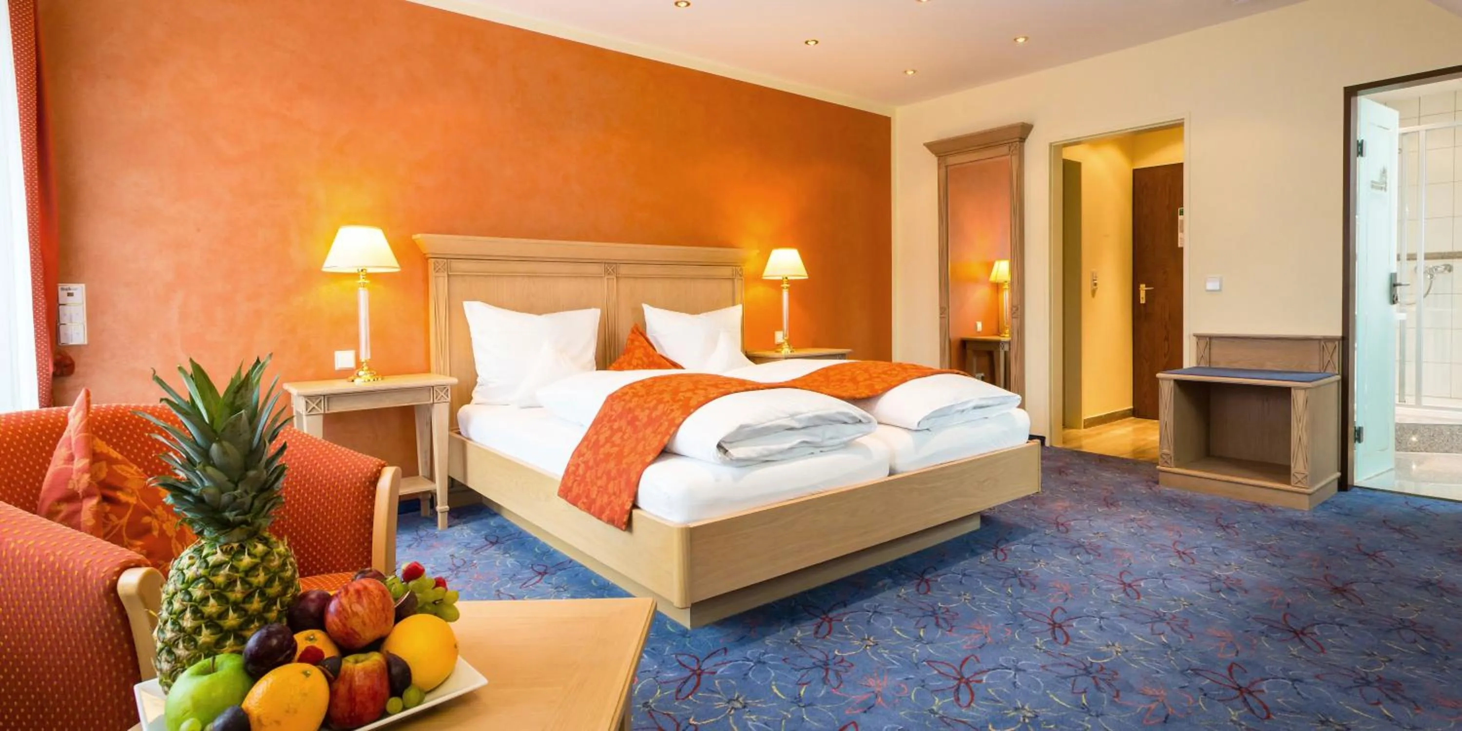 Photo of the whole room, Bed in Romantik Hotel Rindenmühle