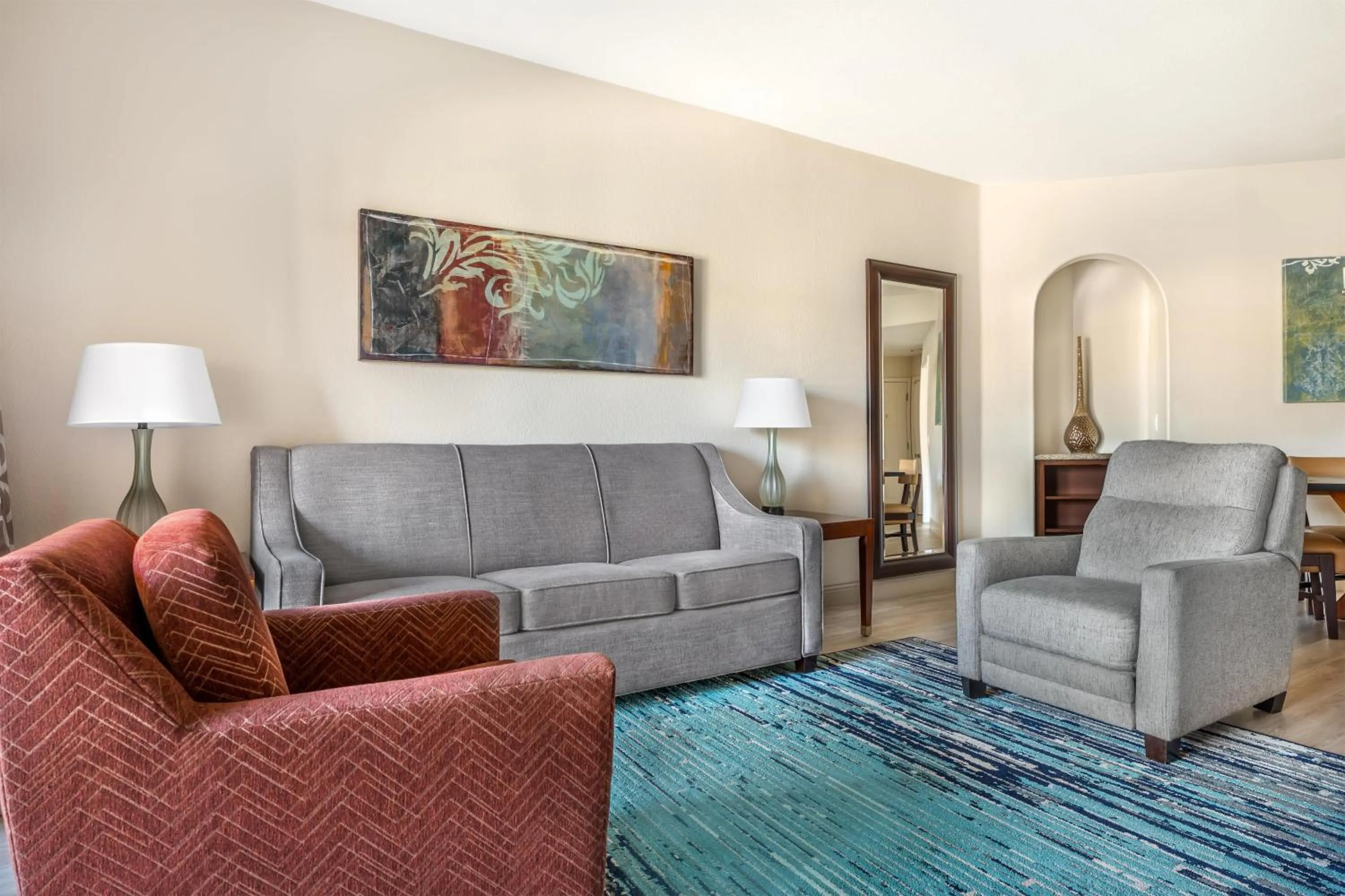 Living room in Hilton Vacation Club Scottsdale Villa Mirage