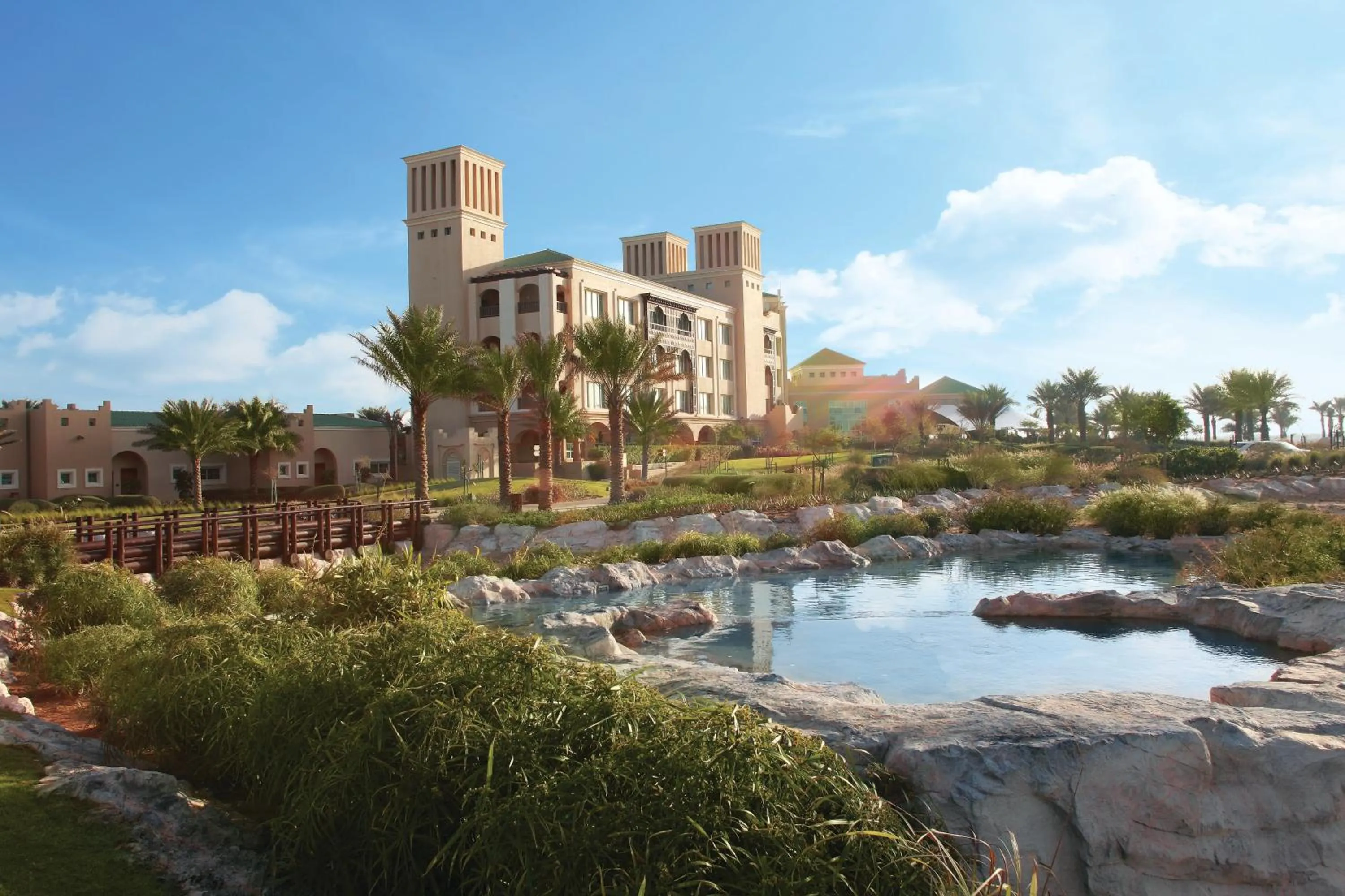 On site in Anantara Desert Islands Resort & Spa