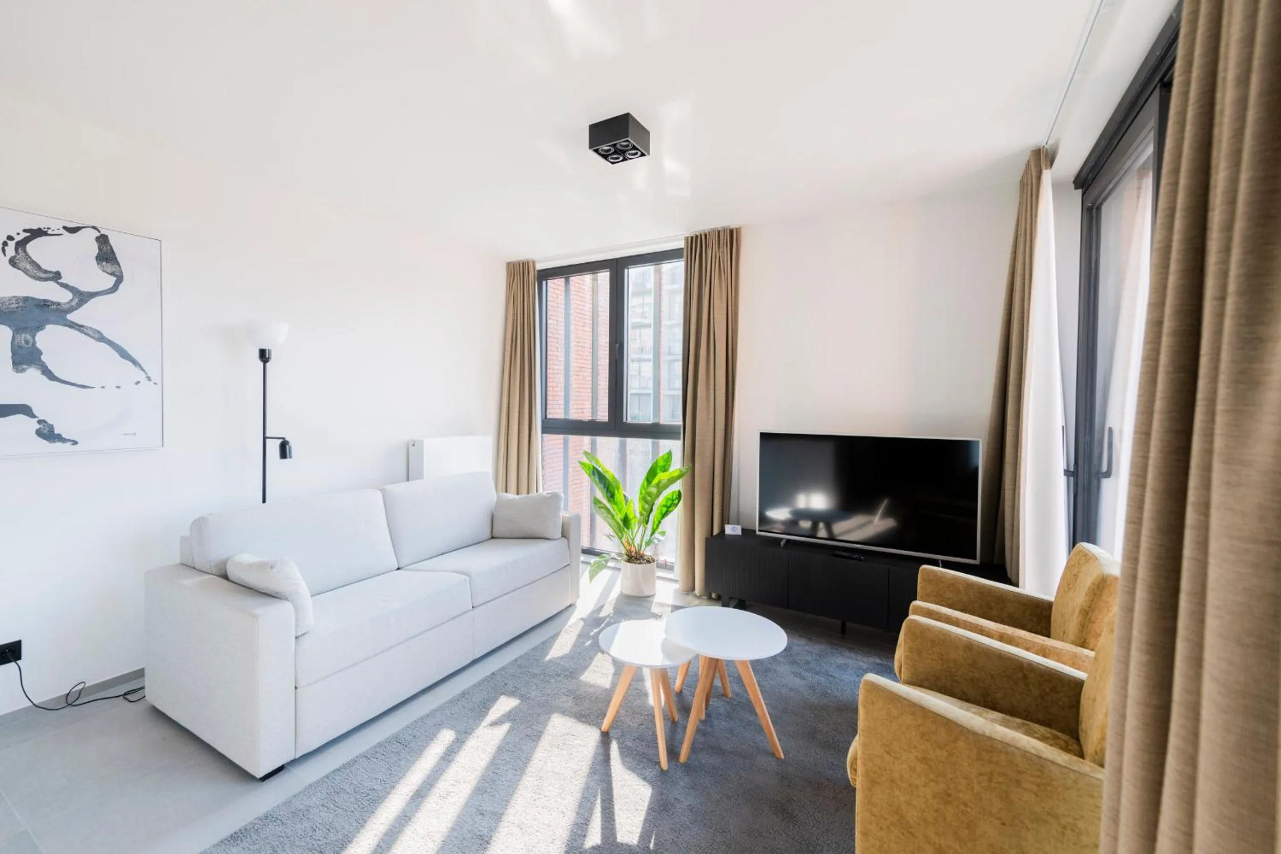 Living room in Belcasa Beach Suites & Lofts Aparthotel