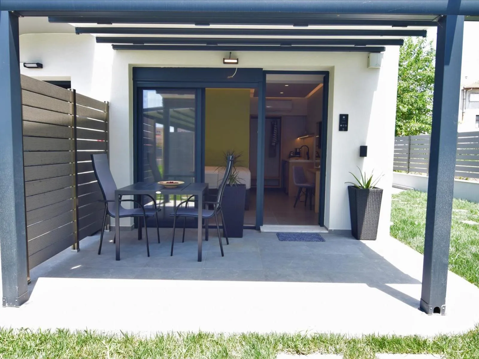 Balcony/Terrace in Aloe The Green Suites - Nikiti Halkidiki