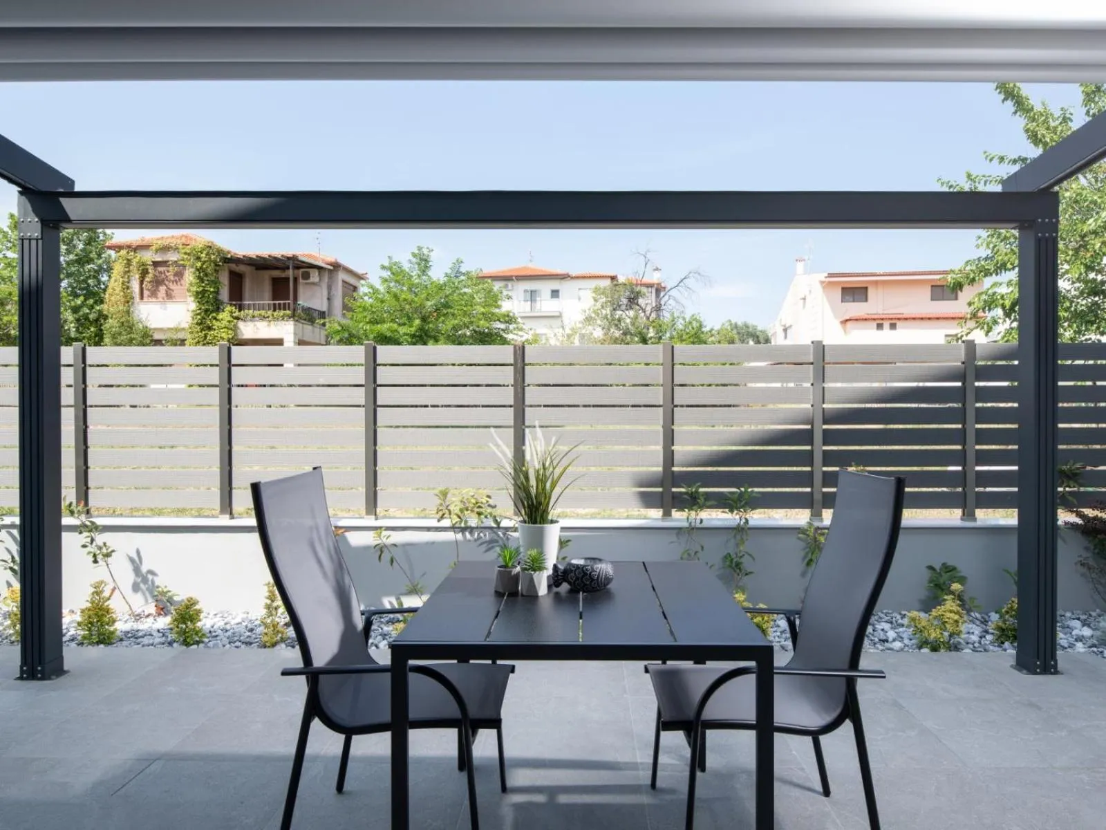 Balcony/Terrace in Aloe The Green Suites - Nikiti Halkidiki