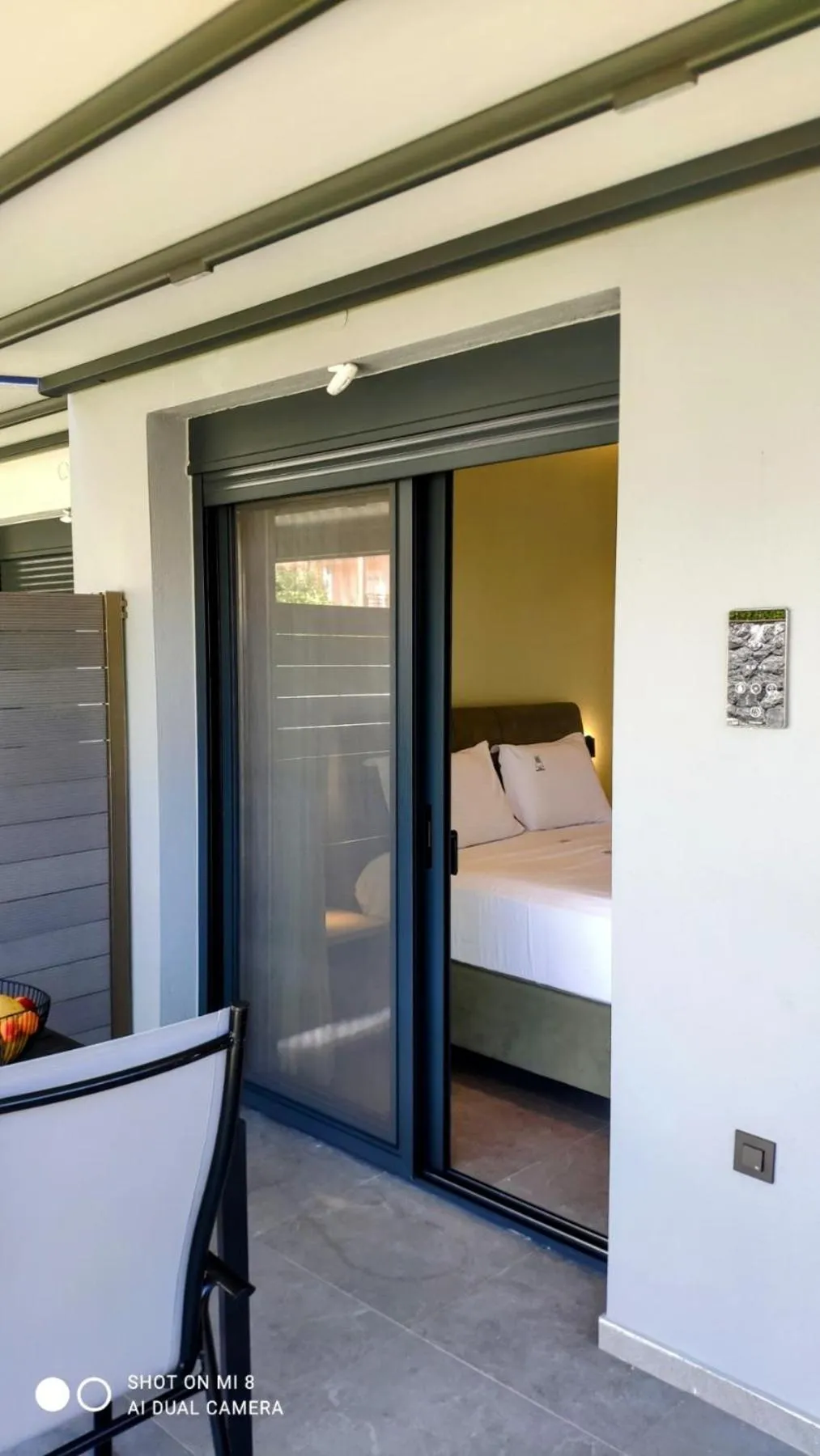 Balcony/Terrace in Aloe The Green Suites - Nikiti Halkidiki