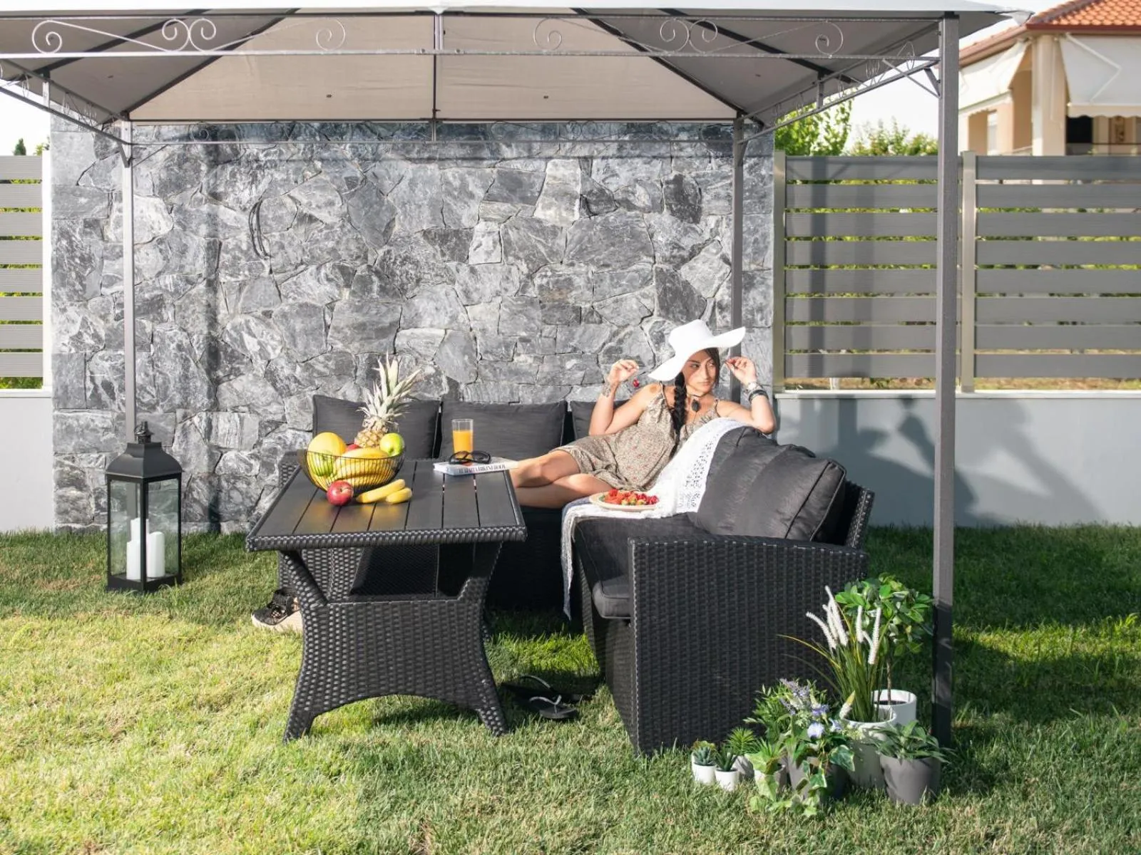 Balcony/Terrace in Aloe The Green Suites - Nikiti Halkidiki