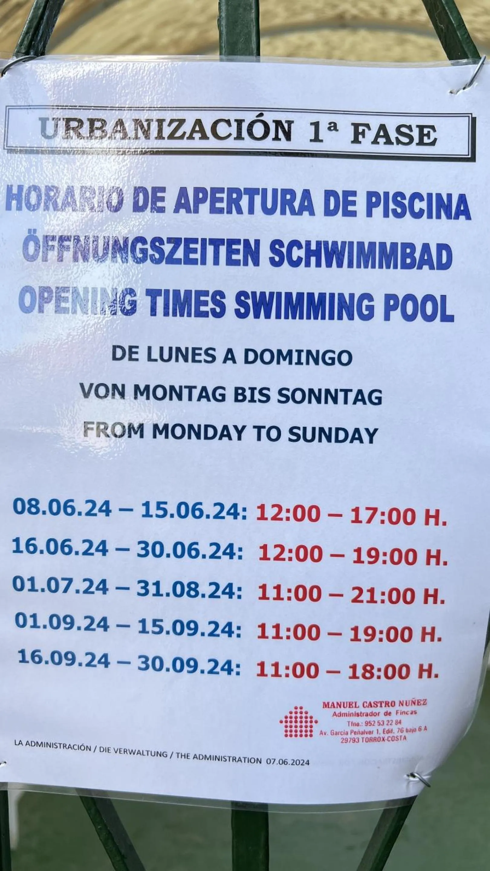 Pool view in Carabela-C704 Few steps from the beach, sand and pool Nerja