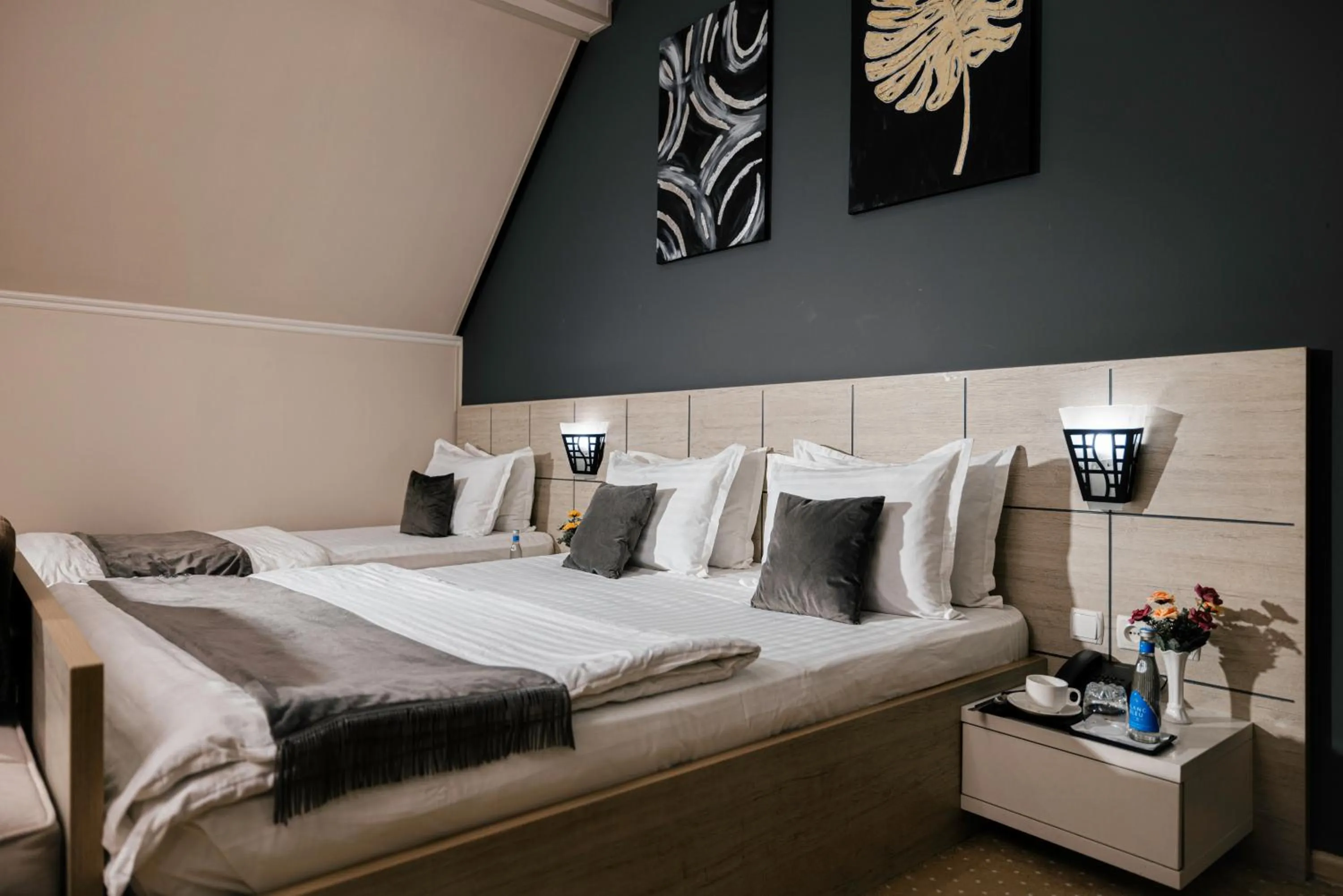 Bed in Art Regency Premium Hotel, Free Airport Shuttle Service