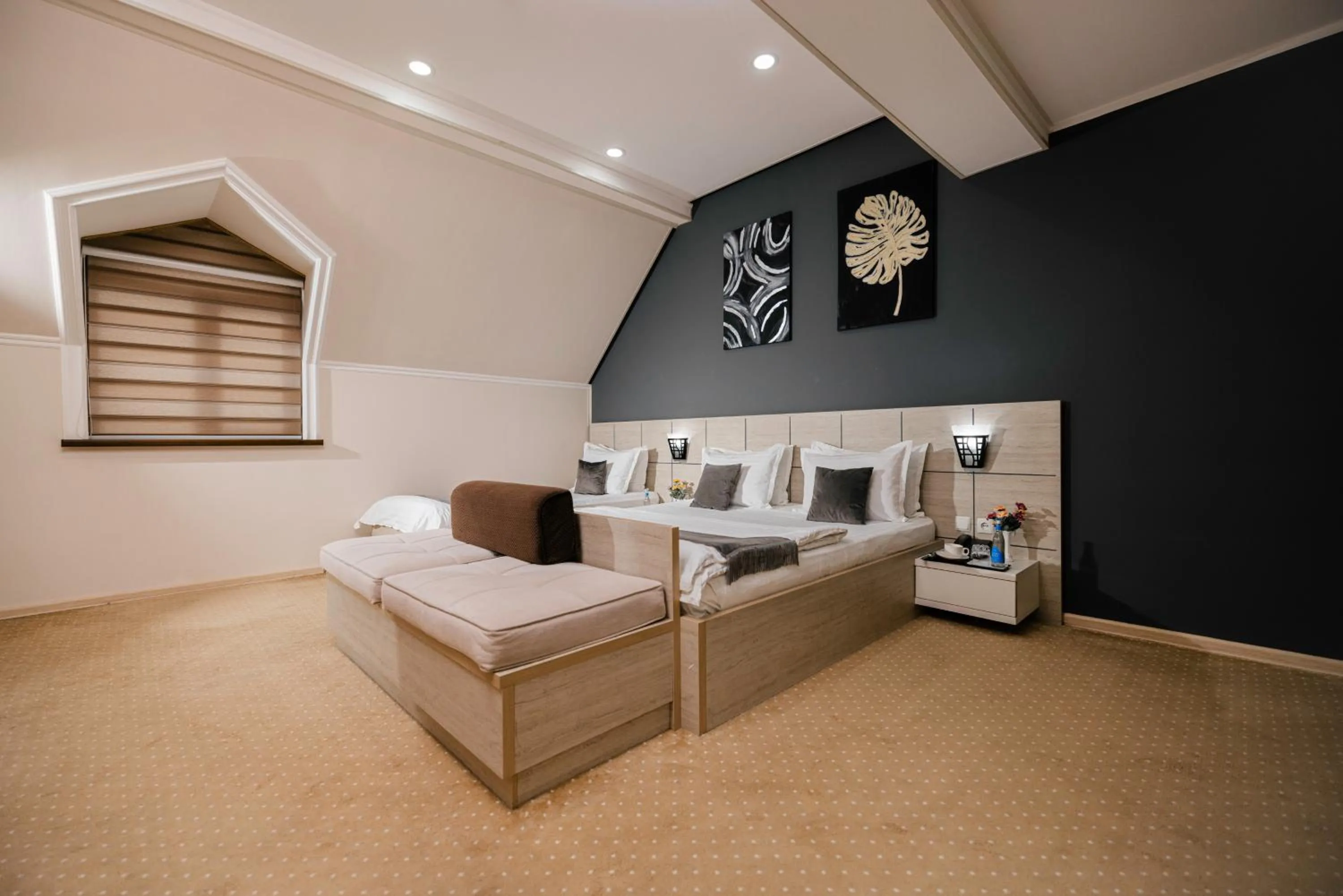 Bed in Art Regency Premium Hotel, Free Airport Shuttle Service