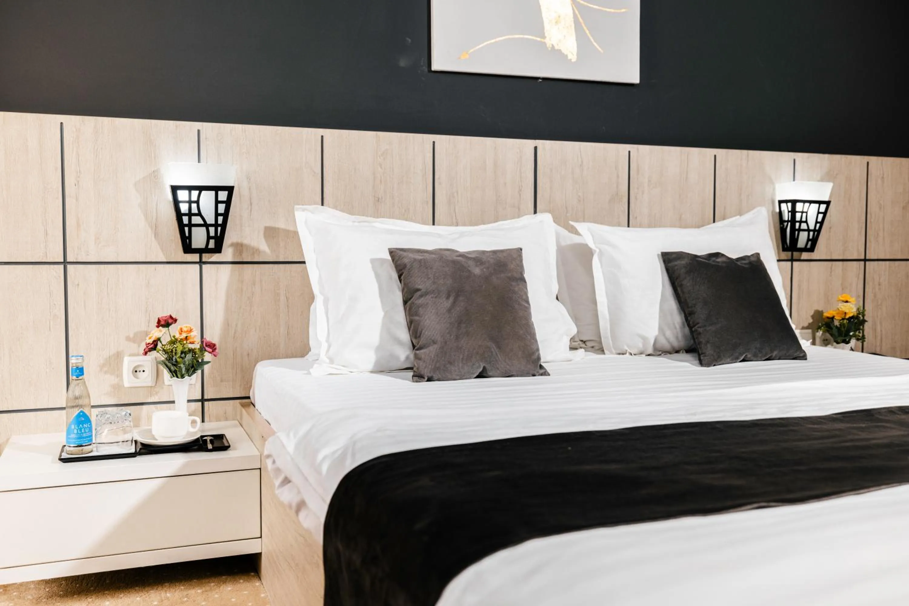 Bed in Art Regency Premium Hotel, Free Airport Shuttle Service