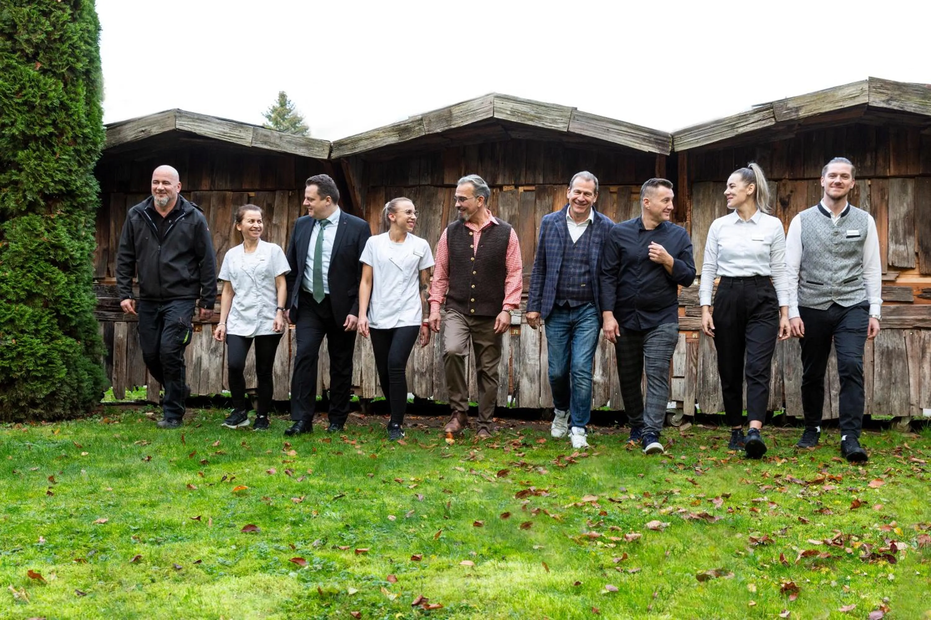 People in Das Parkhotel