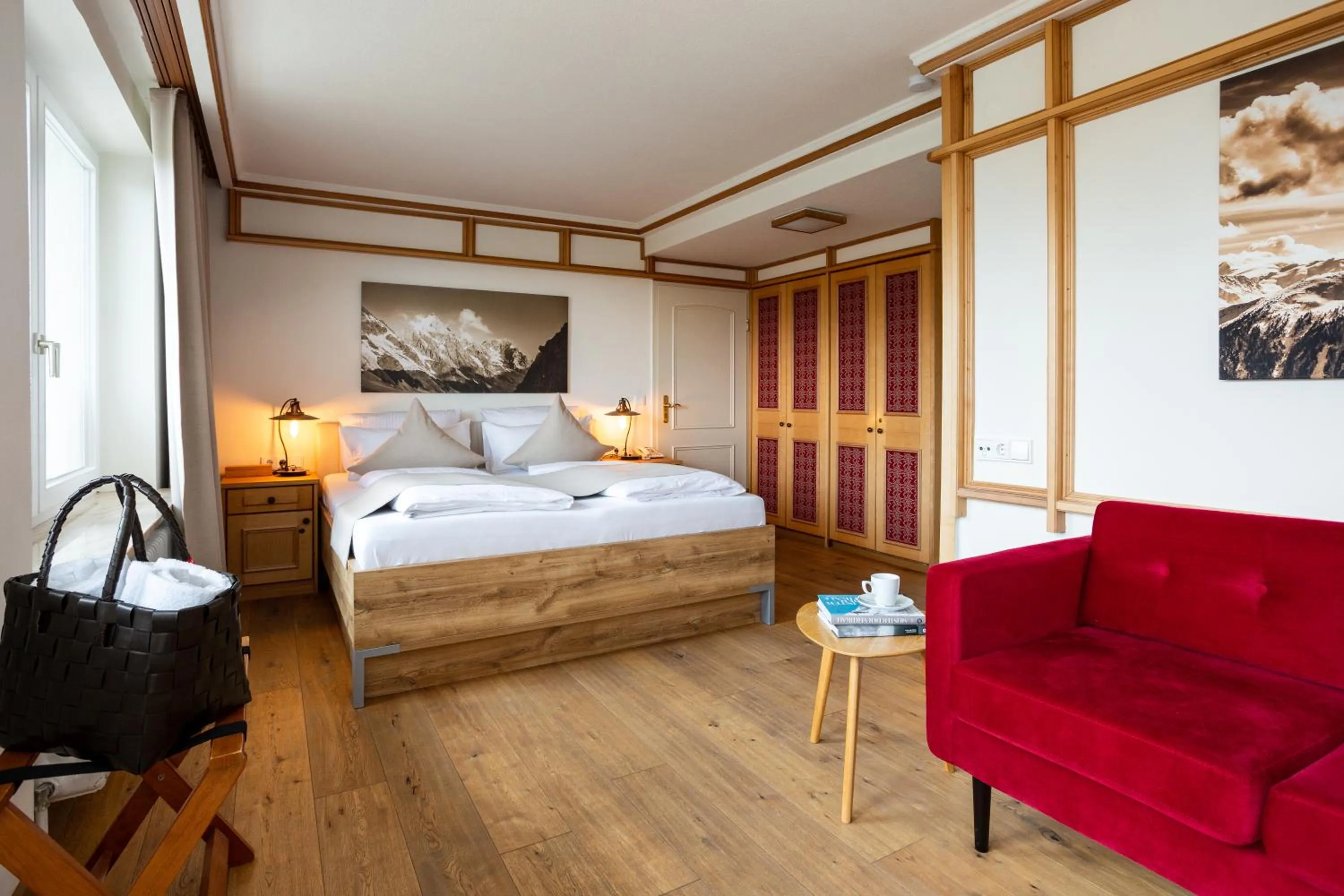 Bedroom, Bed in Das Parkhotel