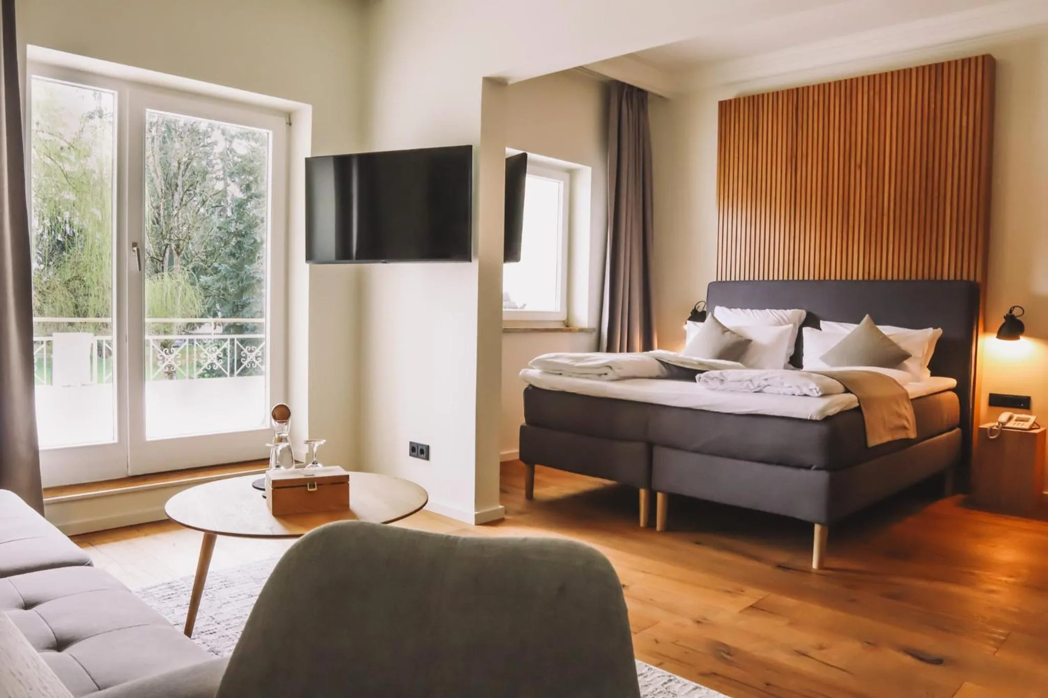 Photo of the whole room, Bed in Das Parkhotel