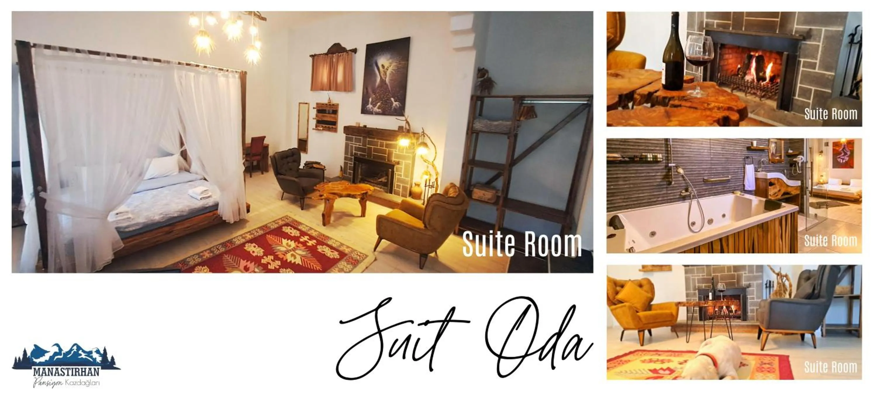 Photo of the whole room, Bed in Manastırhan Otel Kazdağları