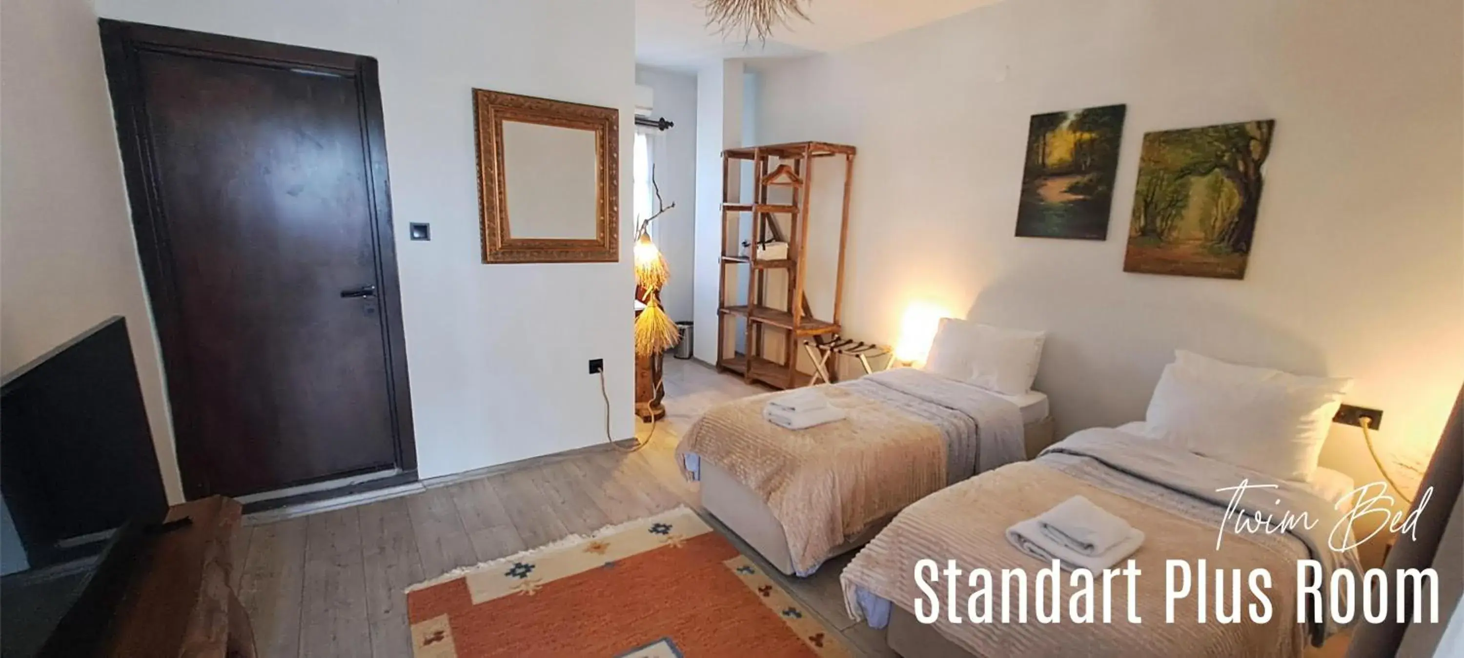 Large Double or Twin Room in Manastırhan Otel Kazdağları Large Double or Twin Room in Manastırhan Otel Kazdağları