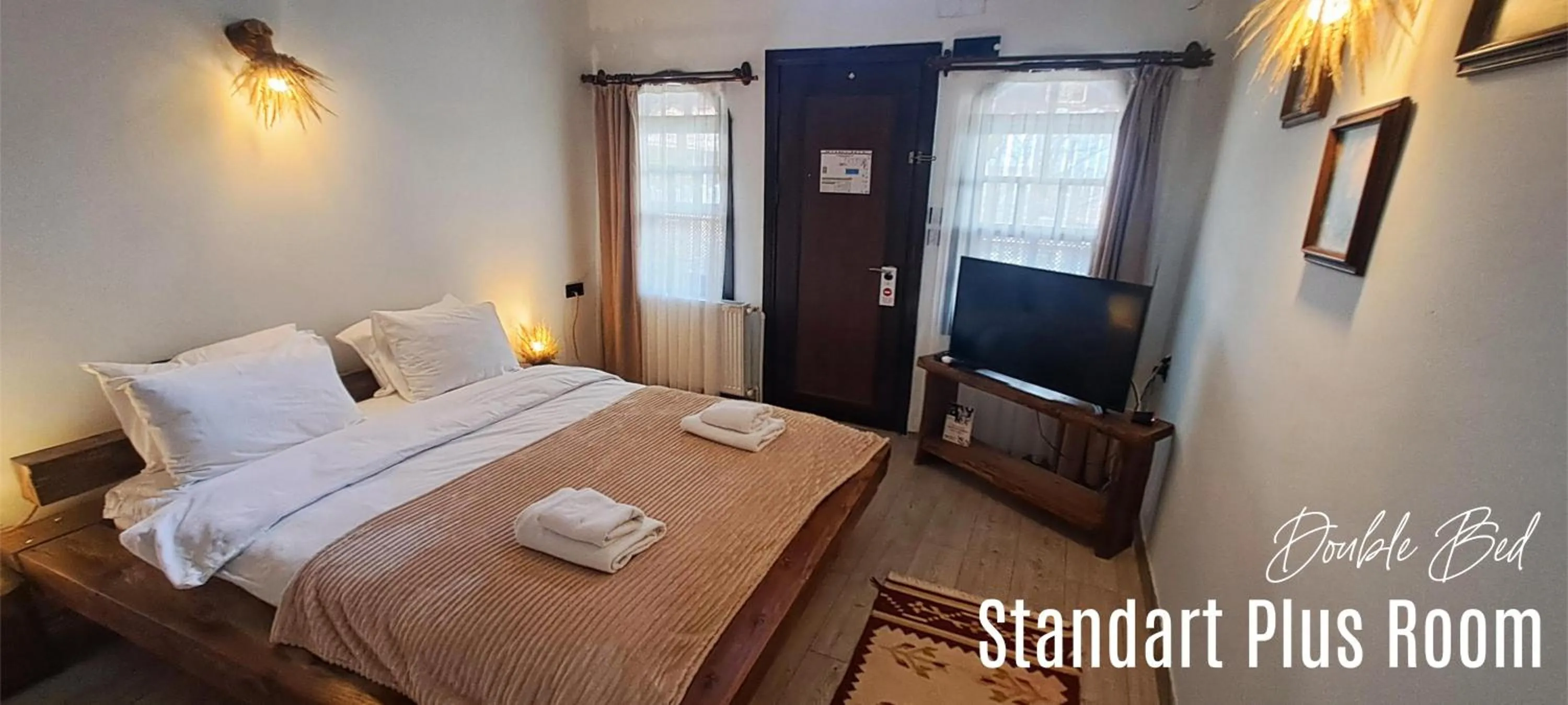 Bed in Manastırhan Otel Kazdağları