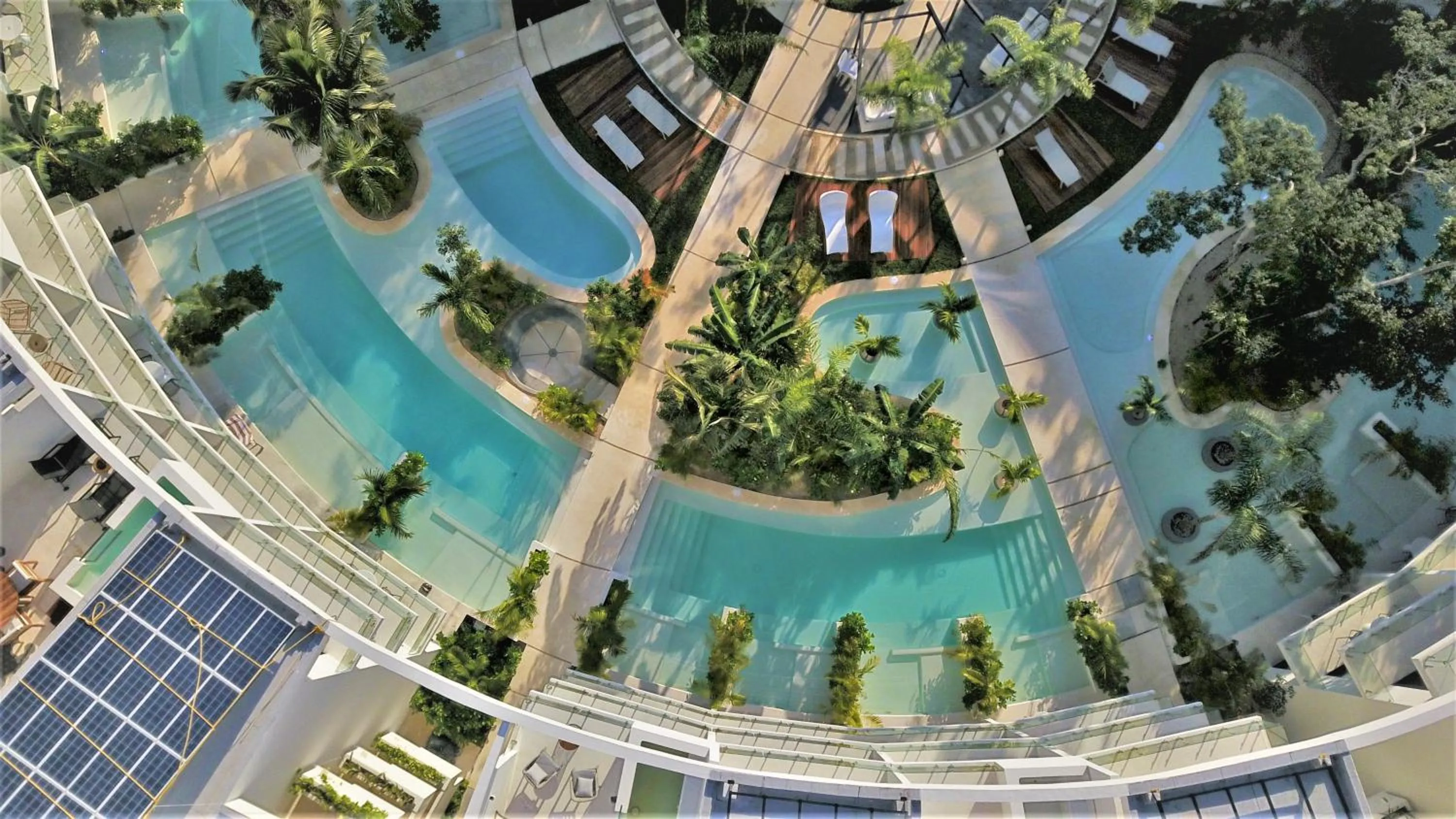 Bird's eye view in Central Park Lagunas by Sandy Powerful