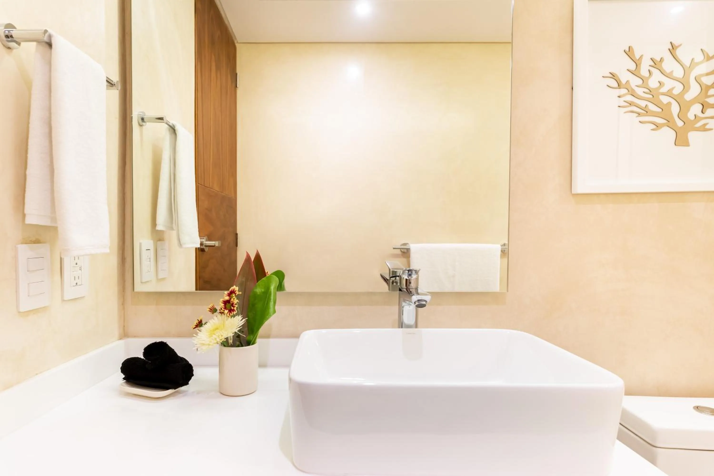 Bathroom in Central Park Lagunas by Sandy Powerful