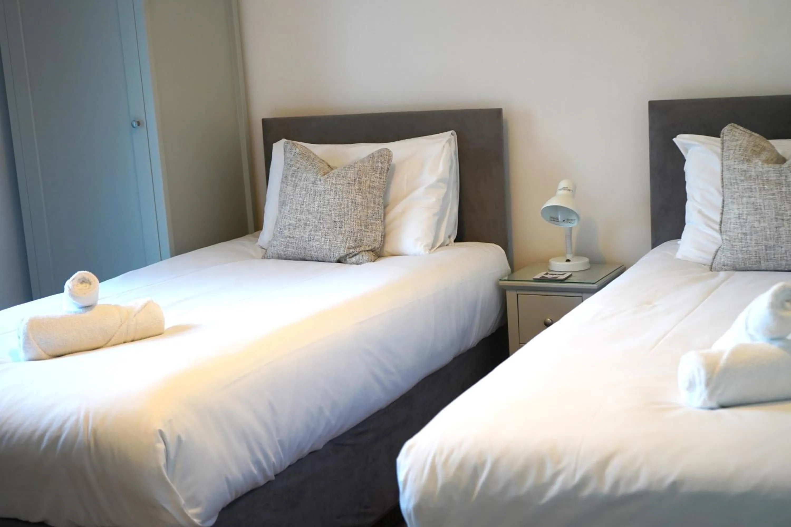 Bed in Glyndley Manor Cottages