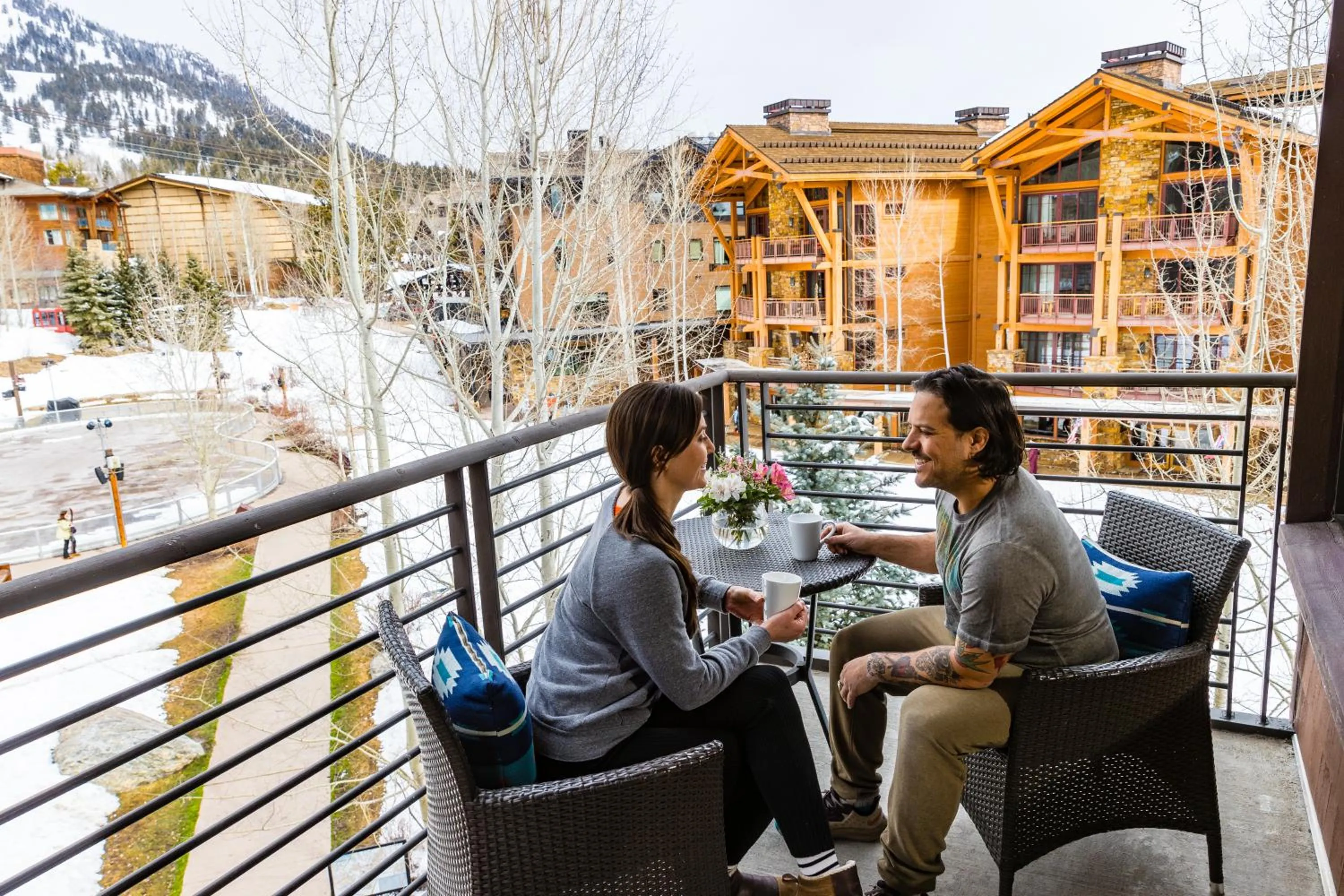 Patio in Hotel Terra Jackson Hole, a Noble House Resort