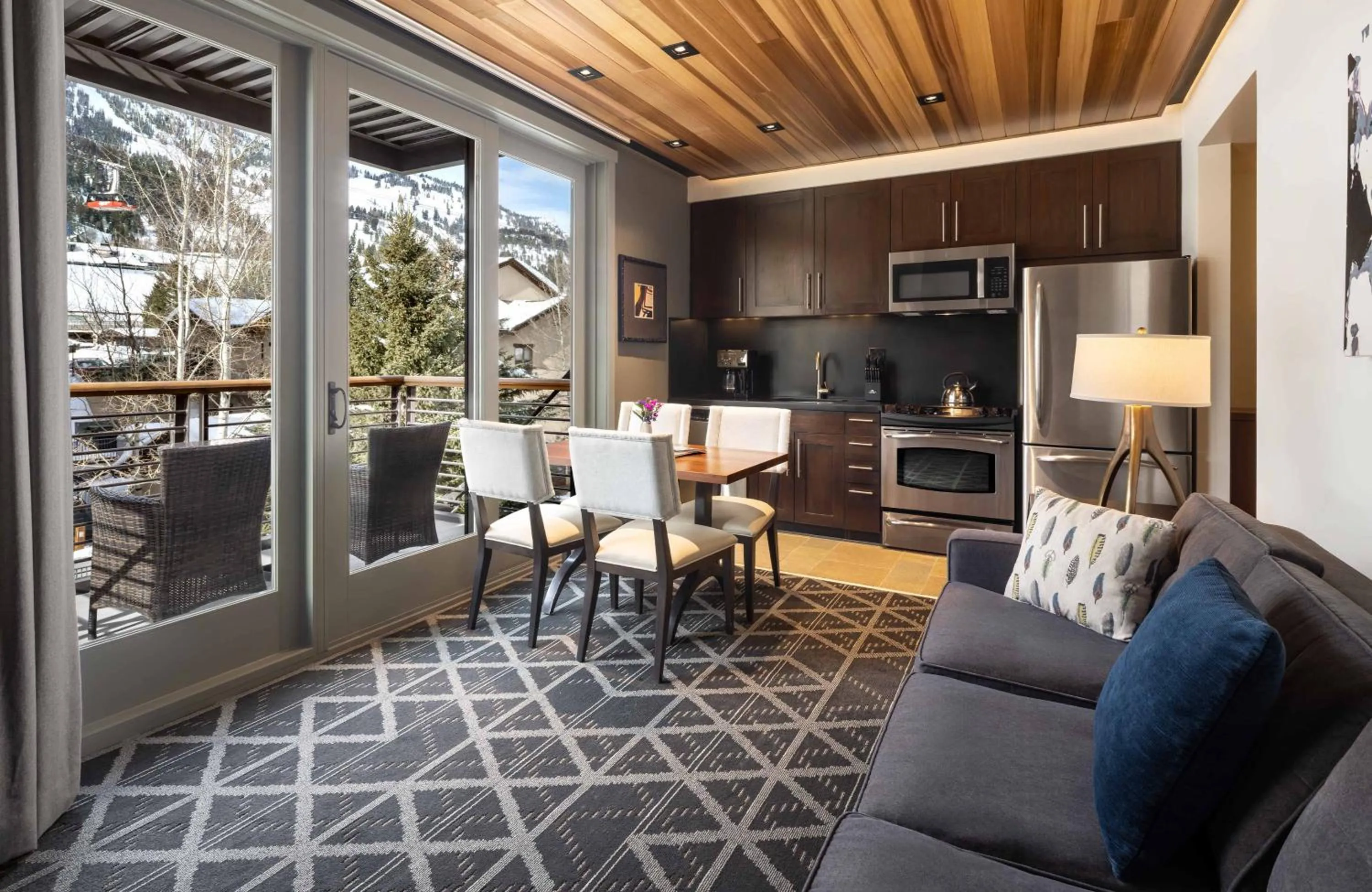 Kitchen or kitchenette in Hotel Terra Jackson Hole, a Noble House Resort