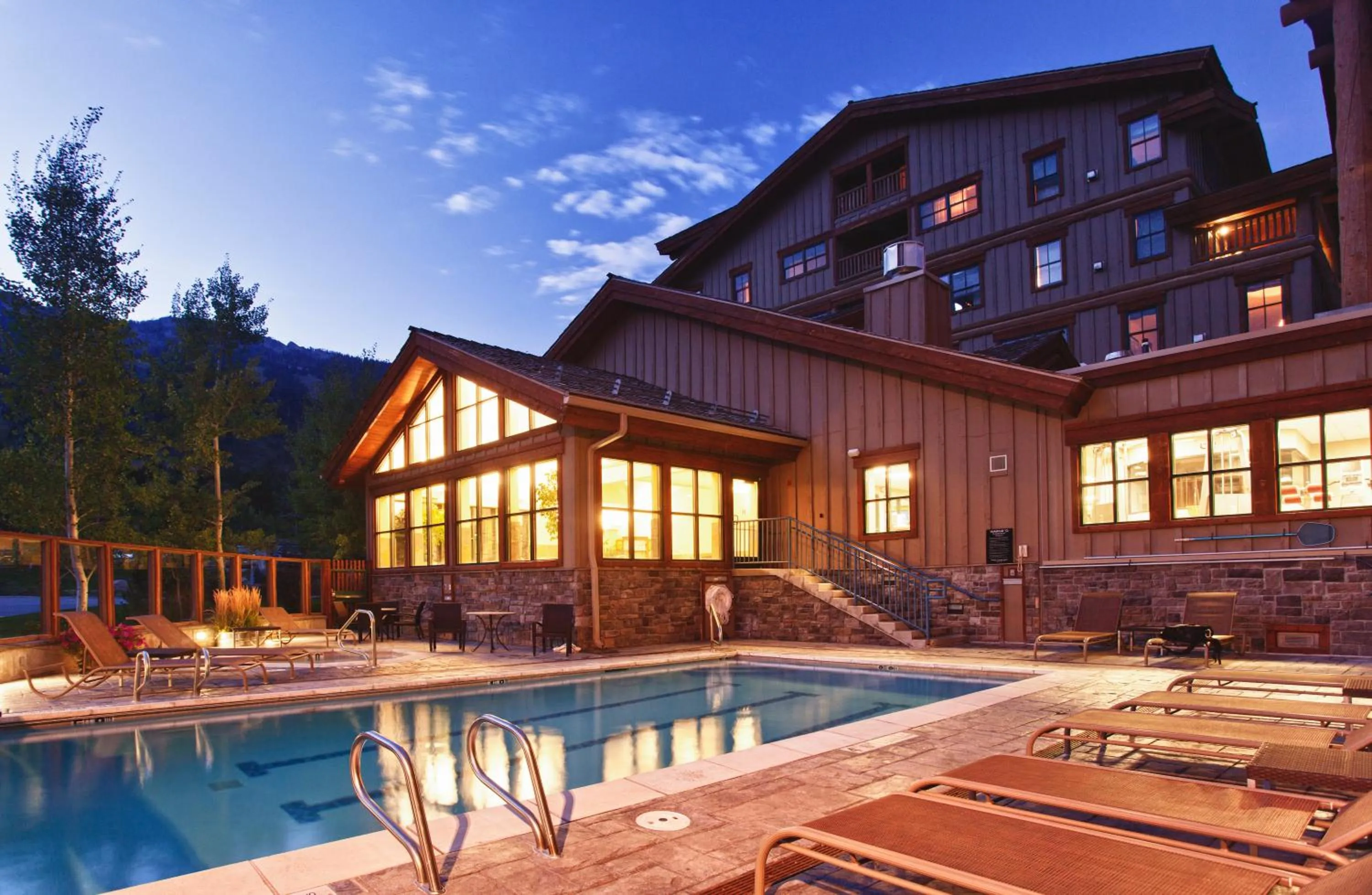 Facade/entrance in Teton Mountain Lodge and Spa, a Noble House Resort