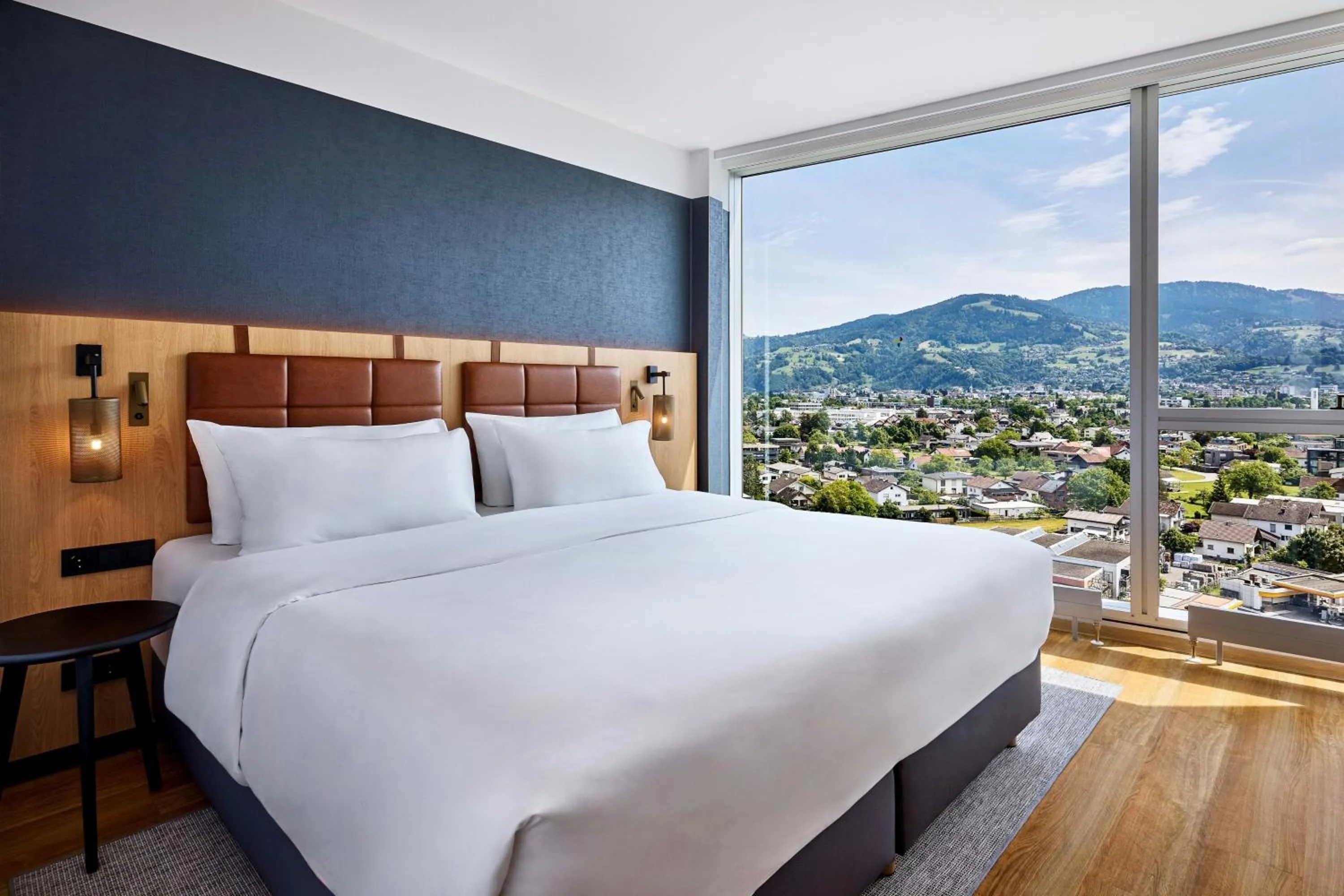 Bedroom, Bed in Four Points by Sheraton Panoramahaus Dornbirn