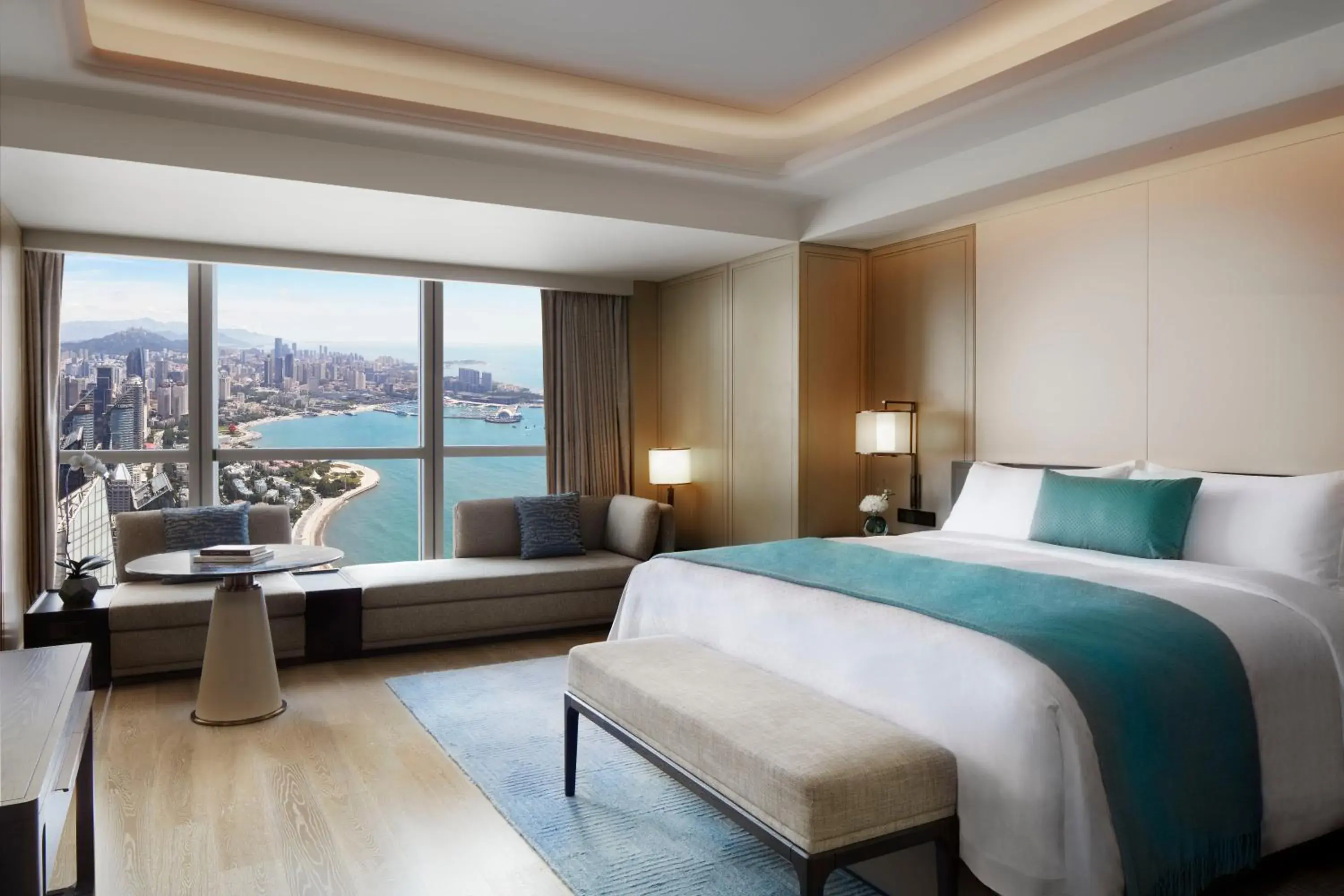 King Room with Ocean View in The St. Regis Qingdao King Room with Ocean View in The St. Regis Qingdao