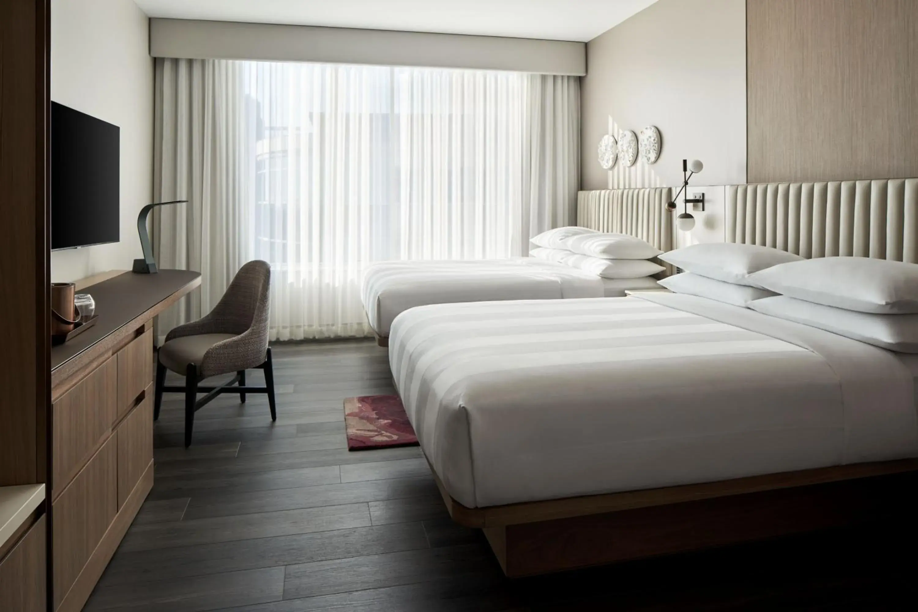 Queen Room with Two Queen Beds - Club Level in Marriott Bethesda Downtown at Marriott HQ Queen Room with Two Queen Beds - Club Level in Marriott Bethesda Downtown at Marriott HQ