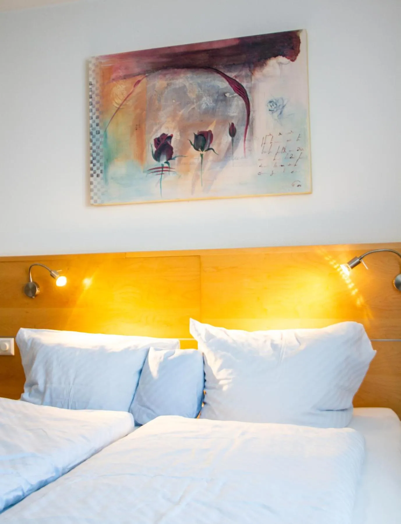 Bed in Hotel-Restaurant Steuermann